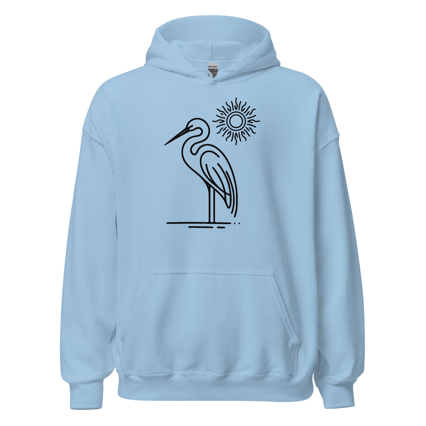 Great Blue Heron II Men's (Unisex) Hoodie - Hoodies - Discovery Co.