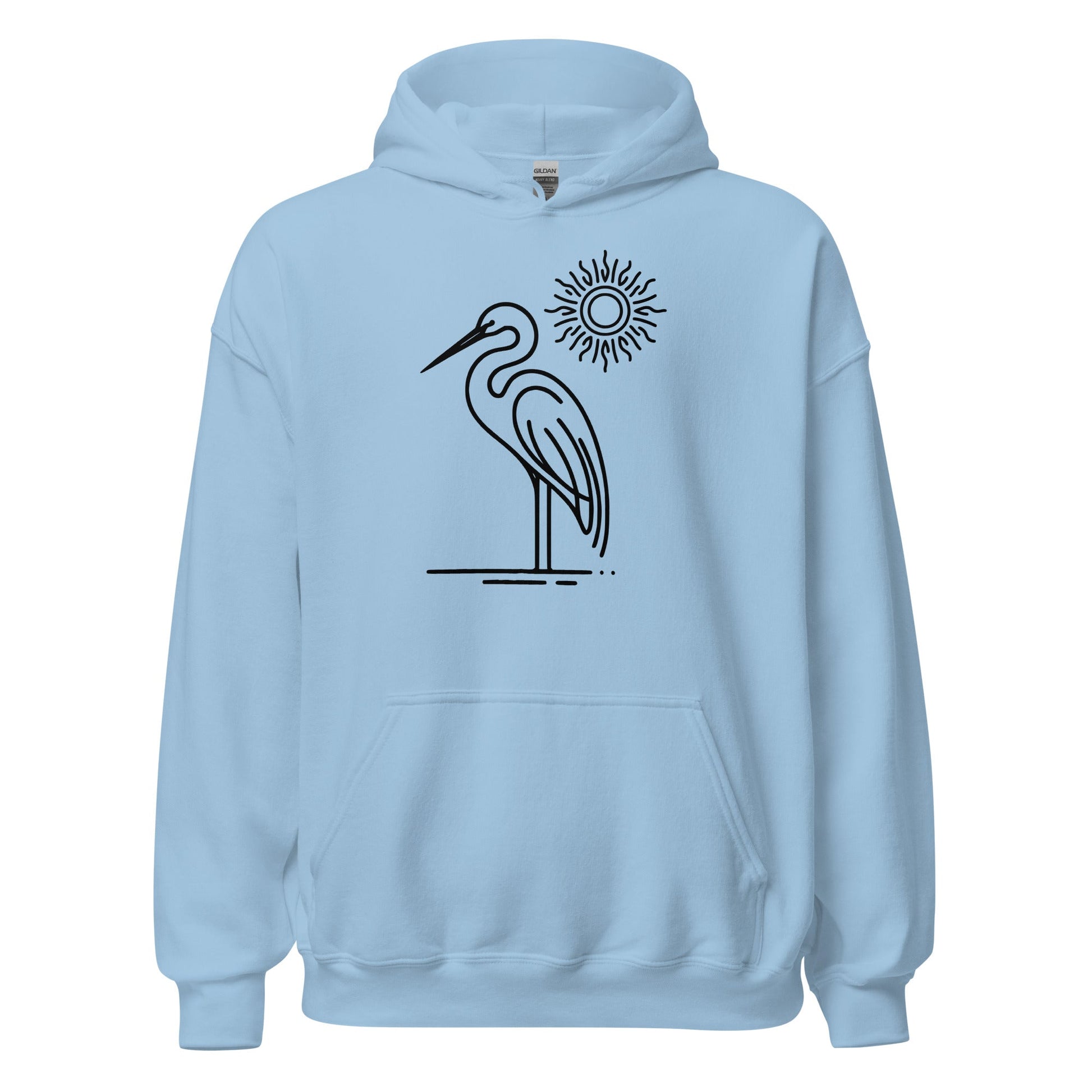 Great Blue Heron II Men's (Unisex) Hoodie - Hoodies - Discovery Co.