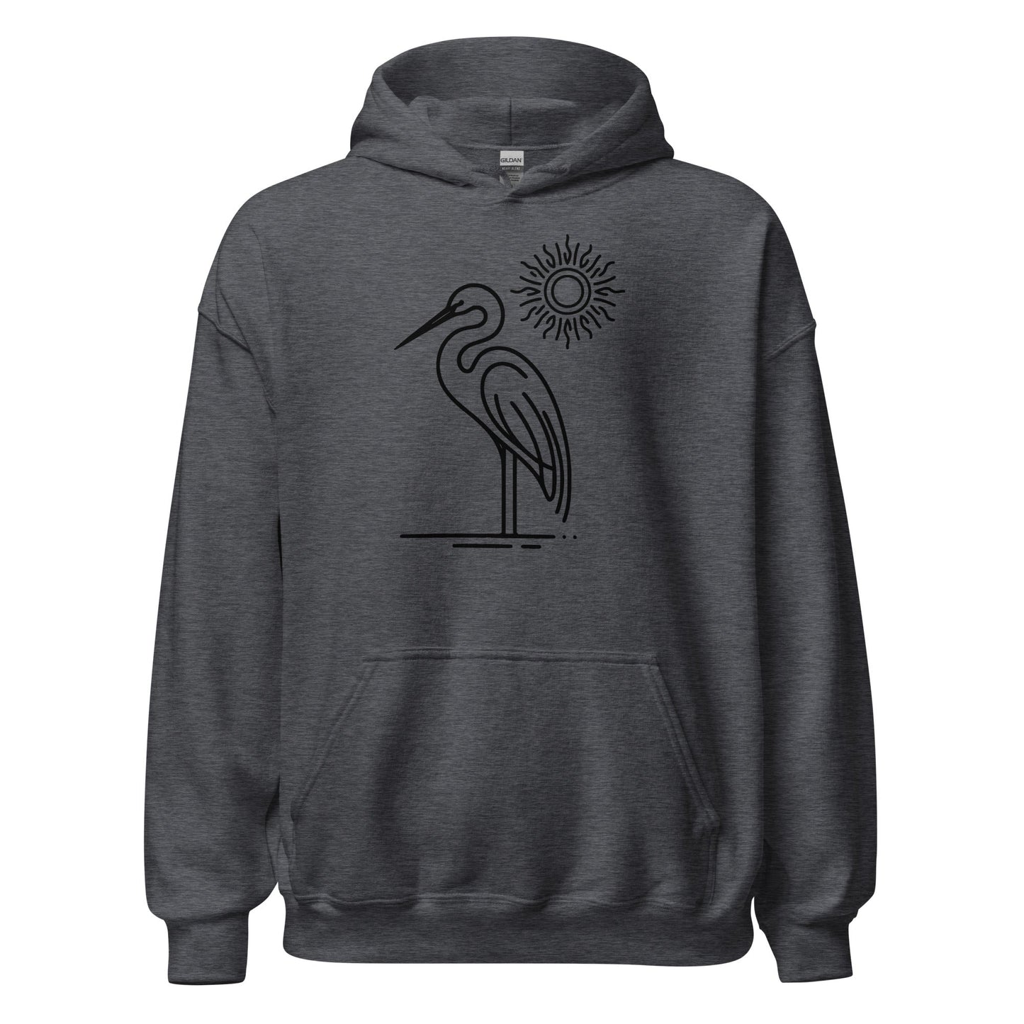 Great Blue Heron II Men's (Unisex) Hoodie - Hoodies - Discovery Co.