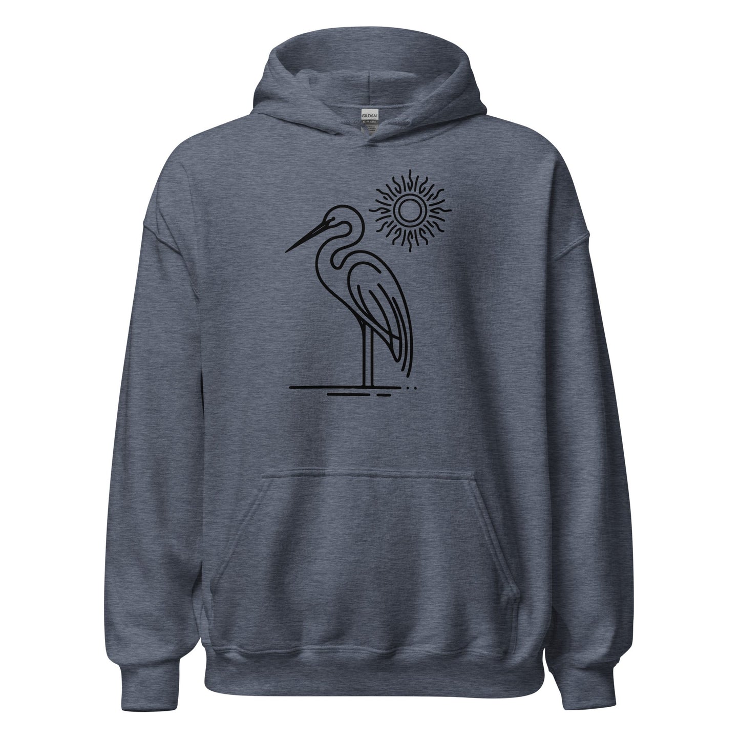Great Blue Heron II Men's (Unisex) Hoodie - Hoodies - Discovery Co.