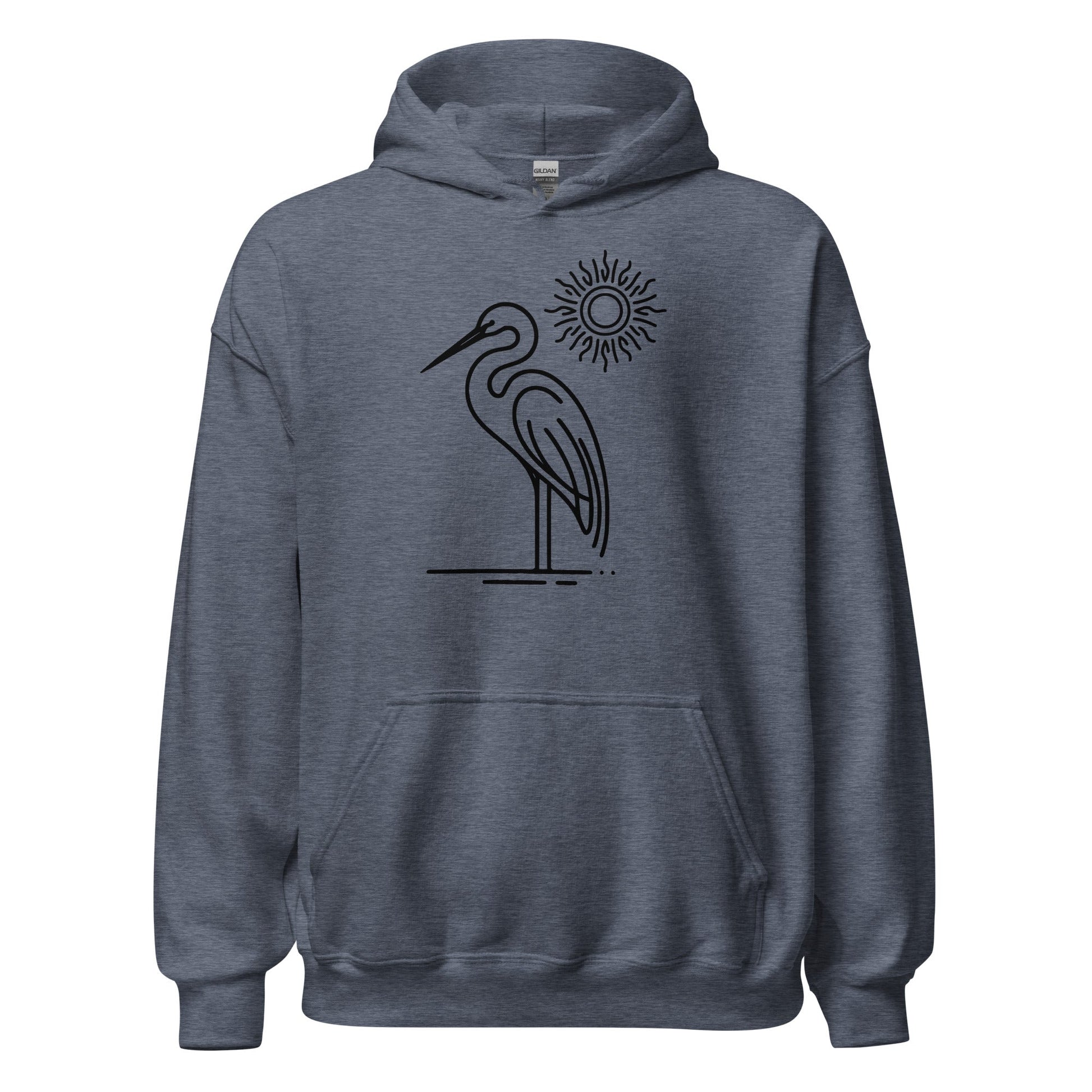 Great Blue Heron II Men's (Unisex) Hoodie - Hoodies - Discovery Co.