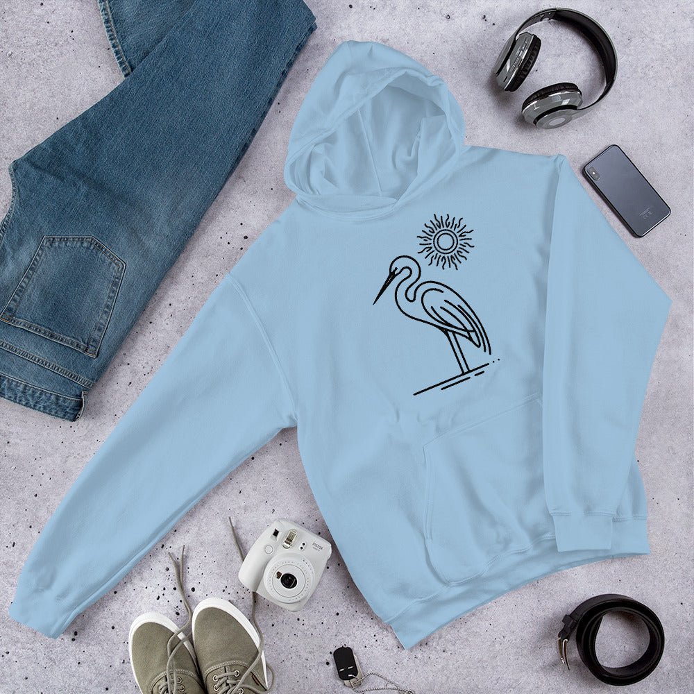 Great Blue Heron II Men's (Unisex) Hoodie - Hoodies - Discovery Co.