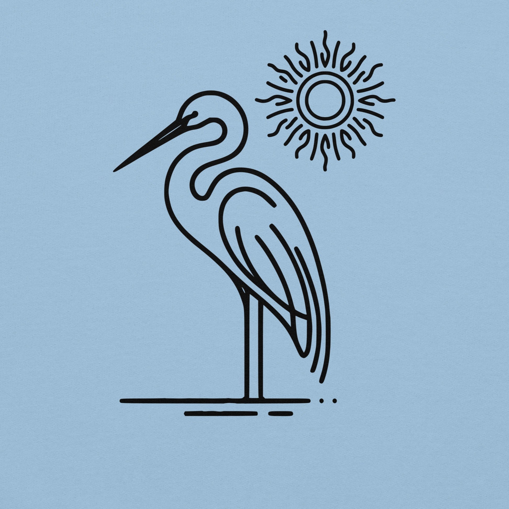 Great Blue Heron II Men's (Unisex) Hoodie - Hoodies - Discovery Co.