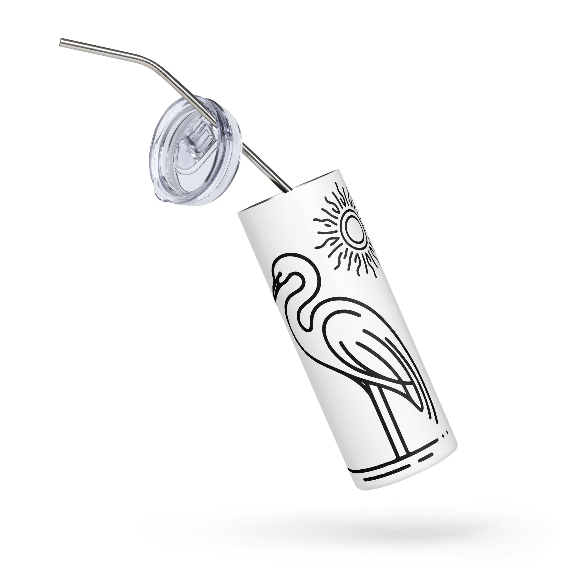 Great Blue Heron II Stainless Steel Tumbler - Steel Tumbler - Discovery Co.