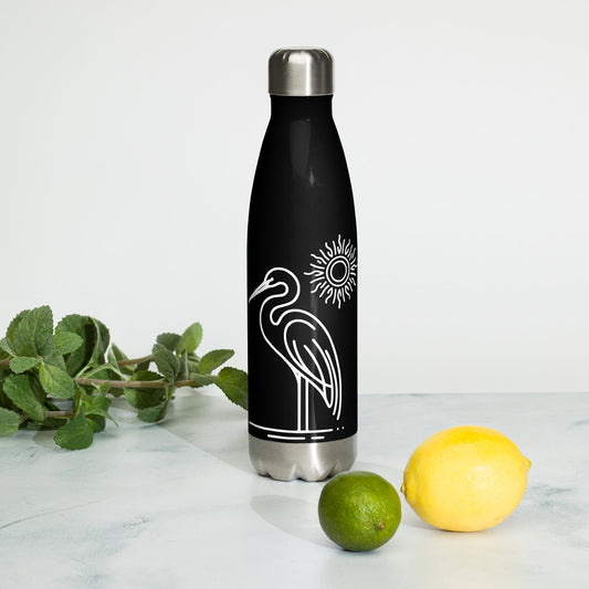 Great Blue Heron II Stainless Steel Water Bottle - Stainless Steel Water Bottle - Discovery Co.