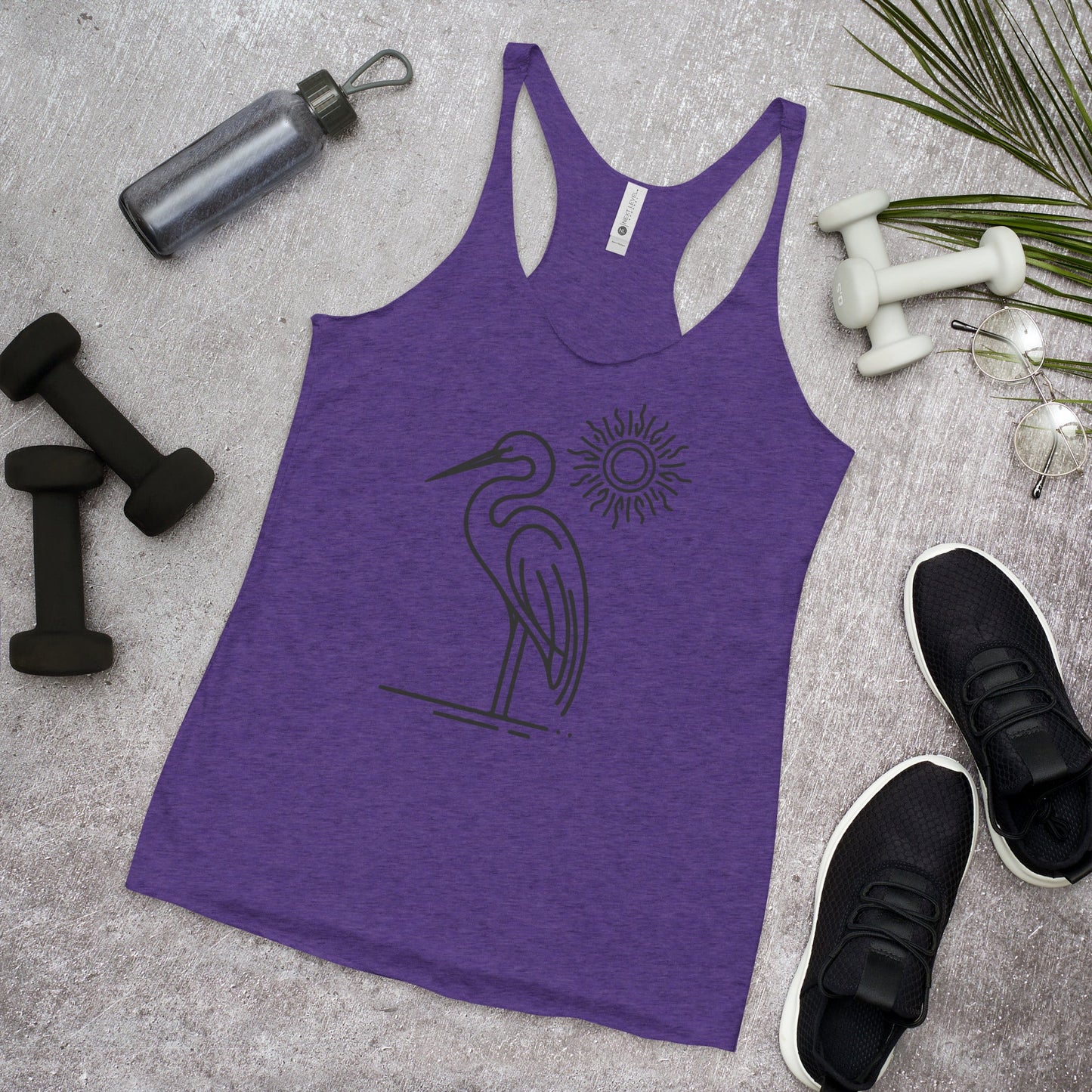 Great Blue Heron II Women's Racerback Tank - Women's Shirts - Discovery Co.