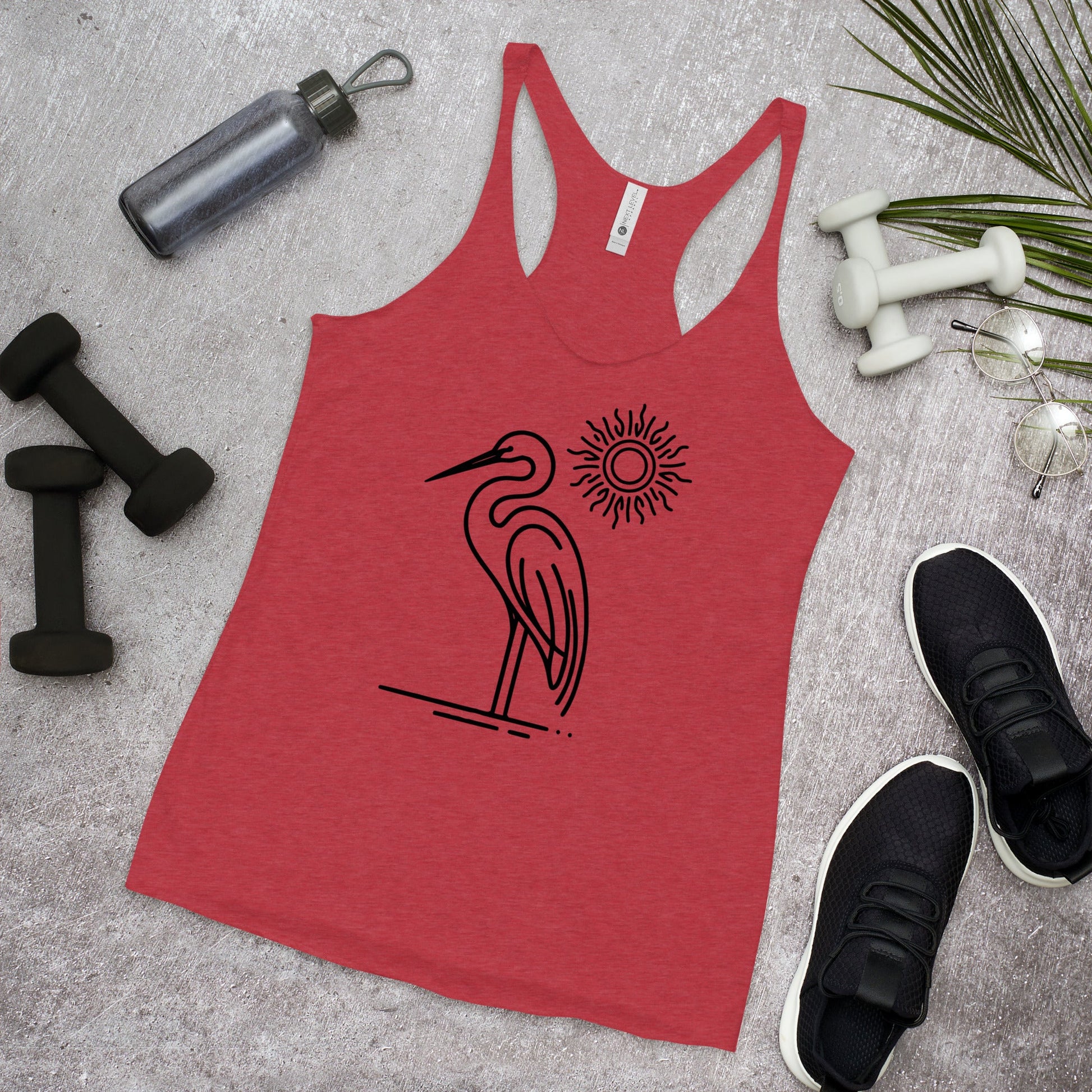 Great Blue Heron II Women's Racerback Tank - Women's Shirts - Discovery Co.