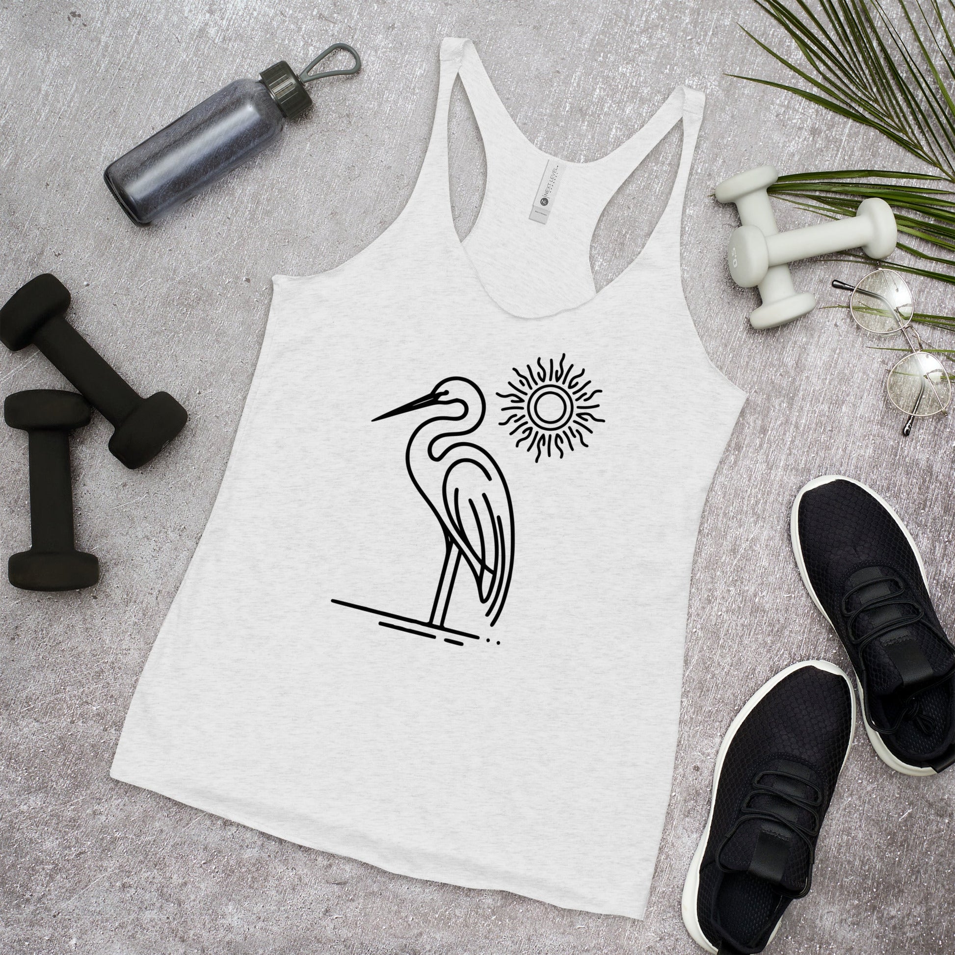 Great Blue Heron II Women's Racerback Tank - Women's Shirts - Discovery Co.