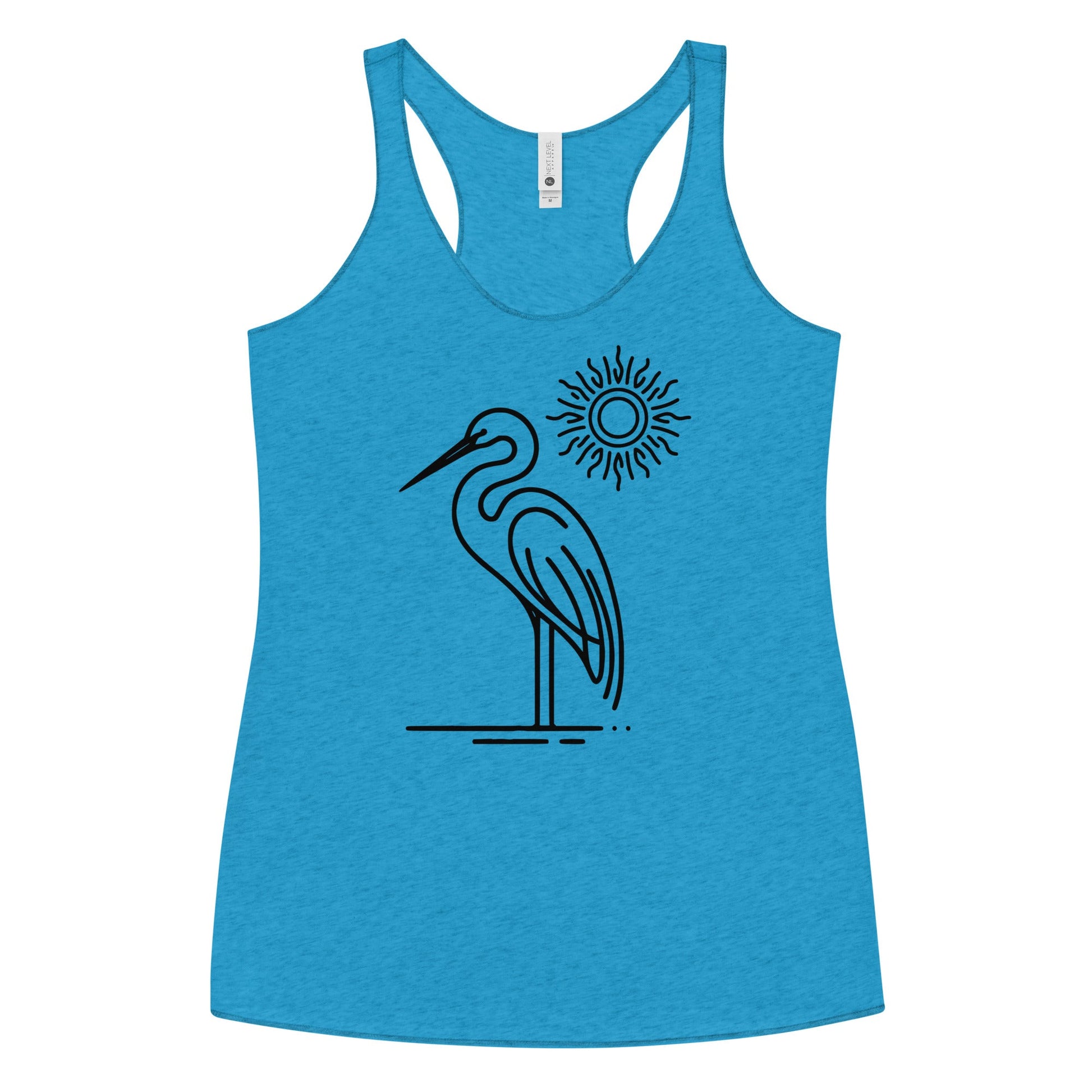 Great Blue Heron II Women's Racerback Tank - Women's Shirts - Discovery Co.