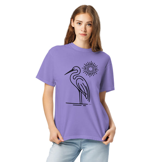 Great Blue Heron II Women's (Unisex) Premium Tee - Women's Shirts - Discovery Co.
