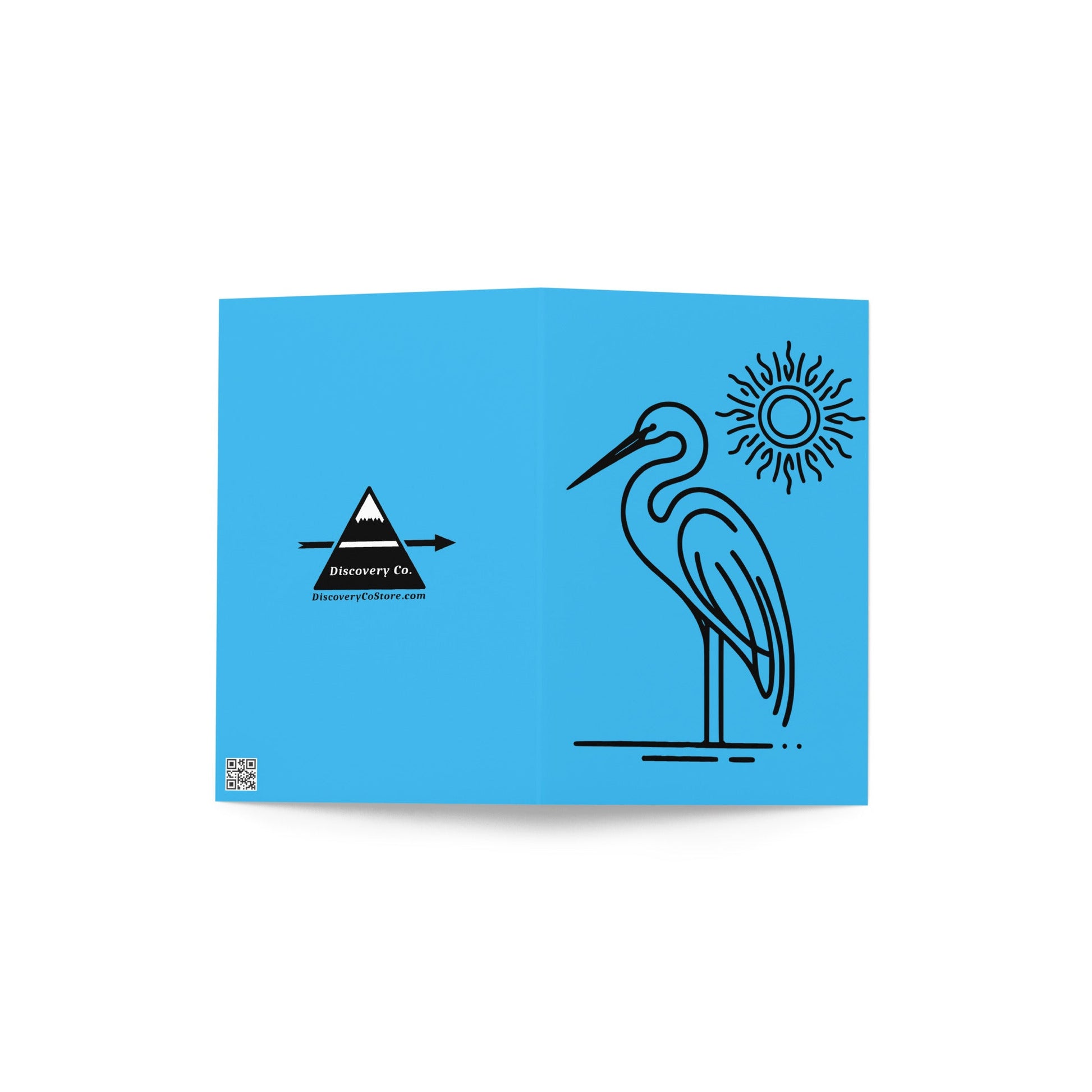 Great Blue Heron III Greeting Card - Greeting Card - Discovery Co.