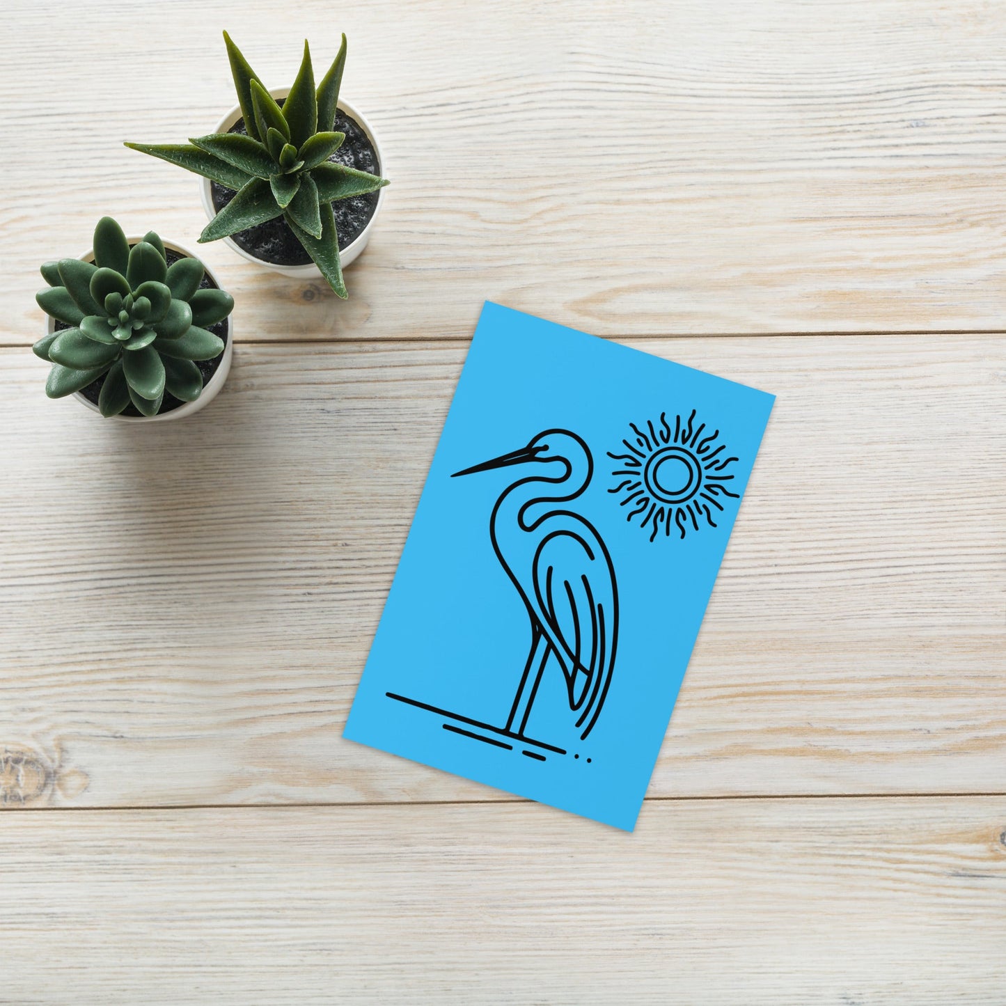 Great Blue Heron III Greeting Card - Greeting Card - Discovery Co.