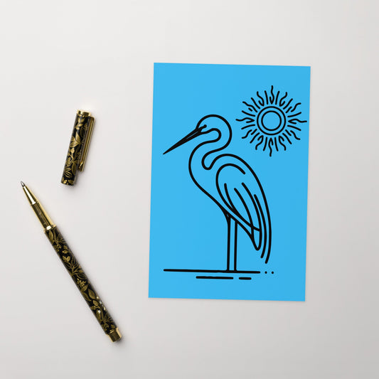 Great Blue Heron III Greeting Card - Greeting Card - Discovery Co.
