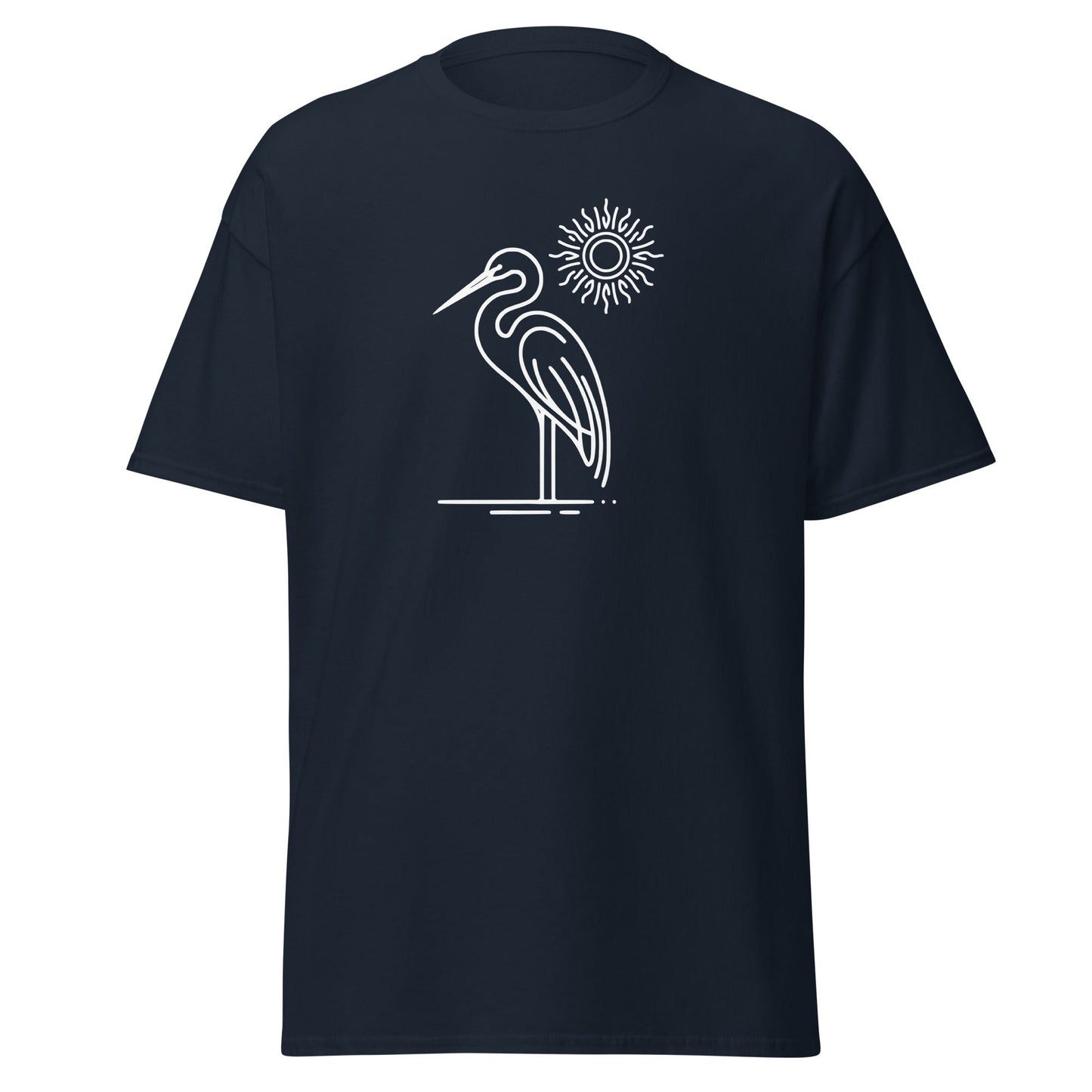 Great Blue Heron Men's (Unisex) Classic Tee - Men's Shirts - Discovery Co.