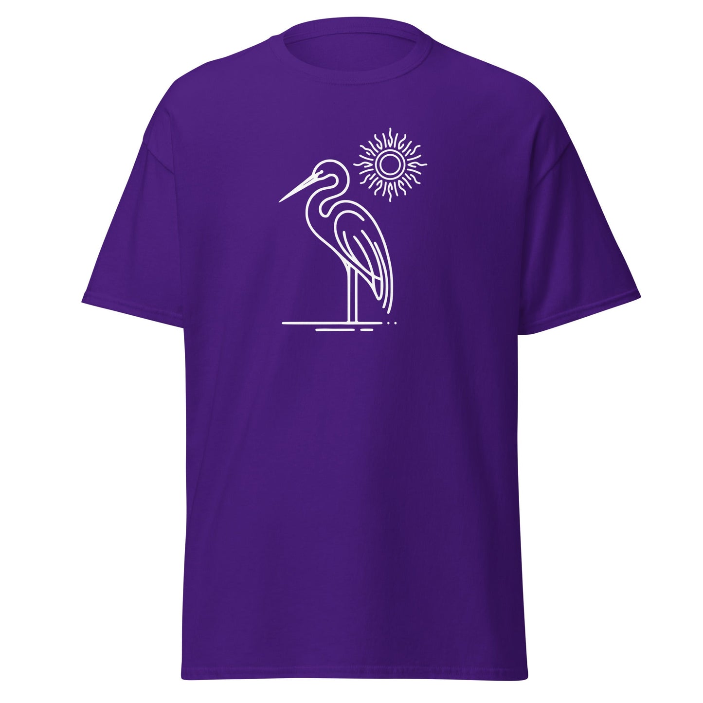 Great Blue Heron Men's (Unisex) Classic Tee - Men's Shirts - Discovery Co.