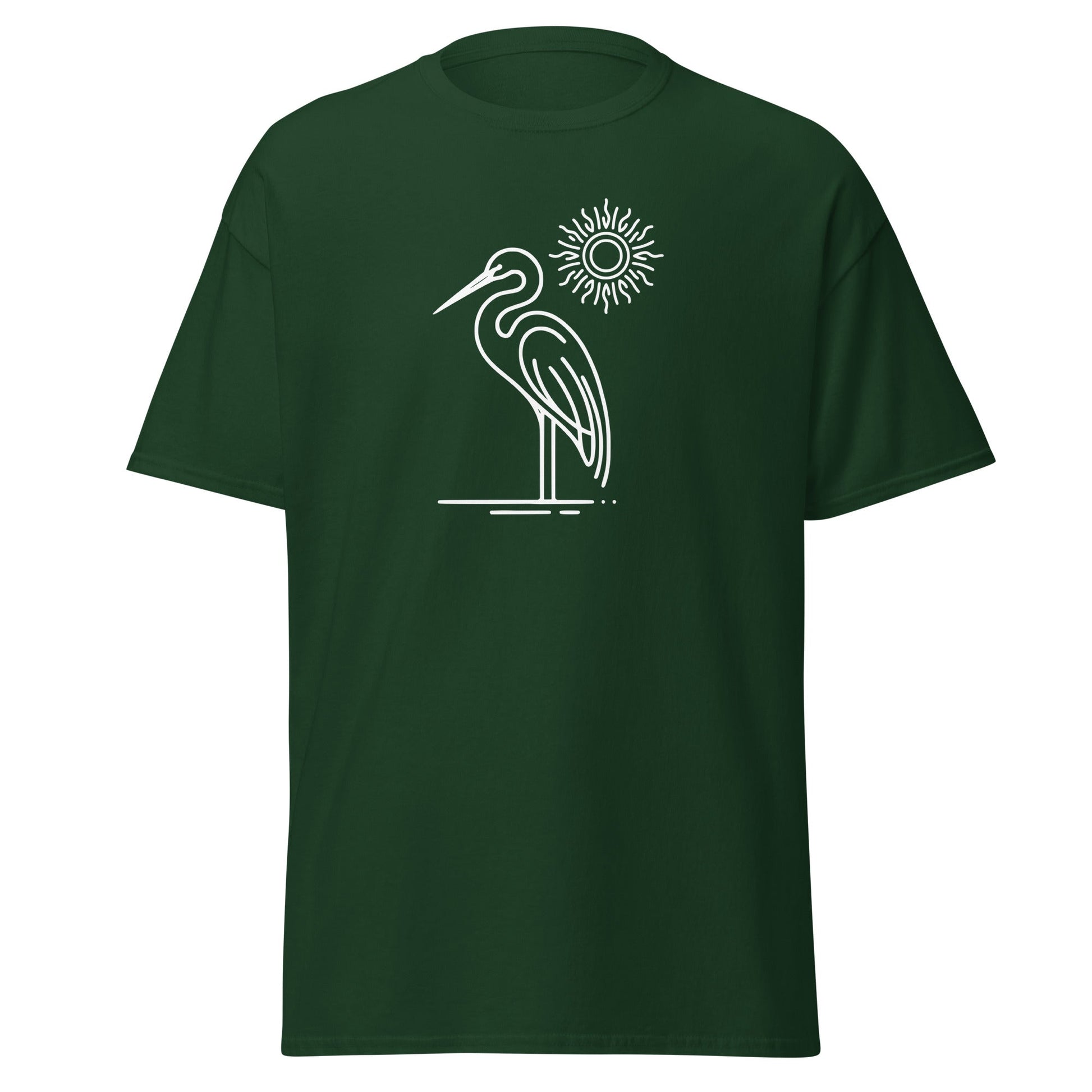 Great Blue Heron Men's (Unisex) Classic Tee - Men's Shirts - Discovery Co.