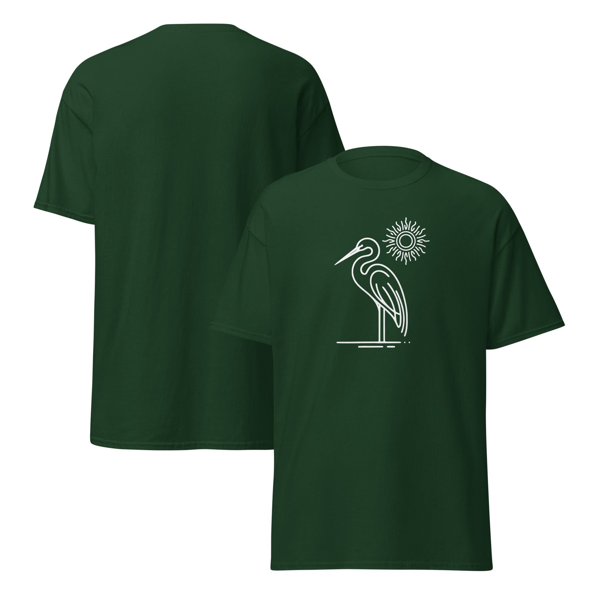 Great Blue Heron Men's (Unisex) Classic Tee - Men's Shirts - Discovery Co.