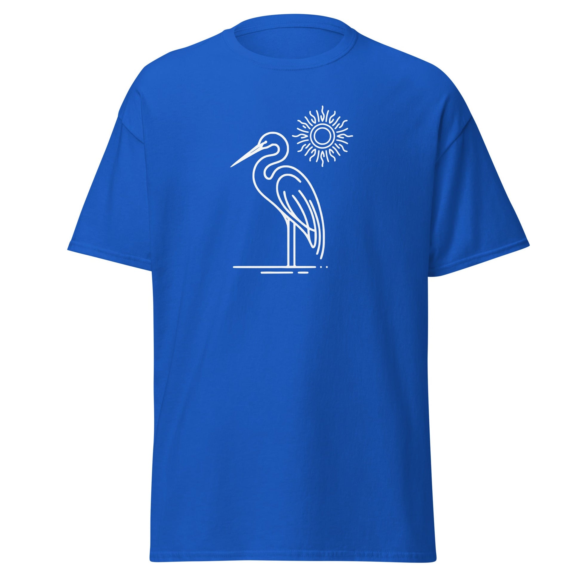 Great Blue Heron Men's (Unisex) Classic Tee - Men's Shirts - Discovery Co.