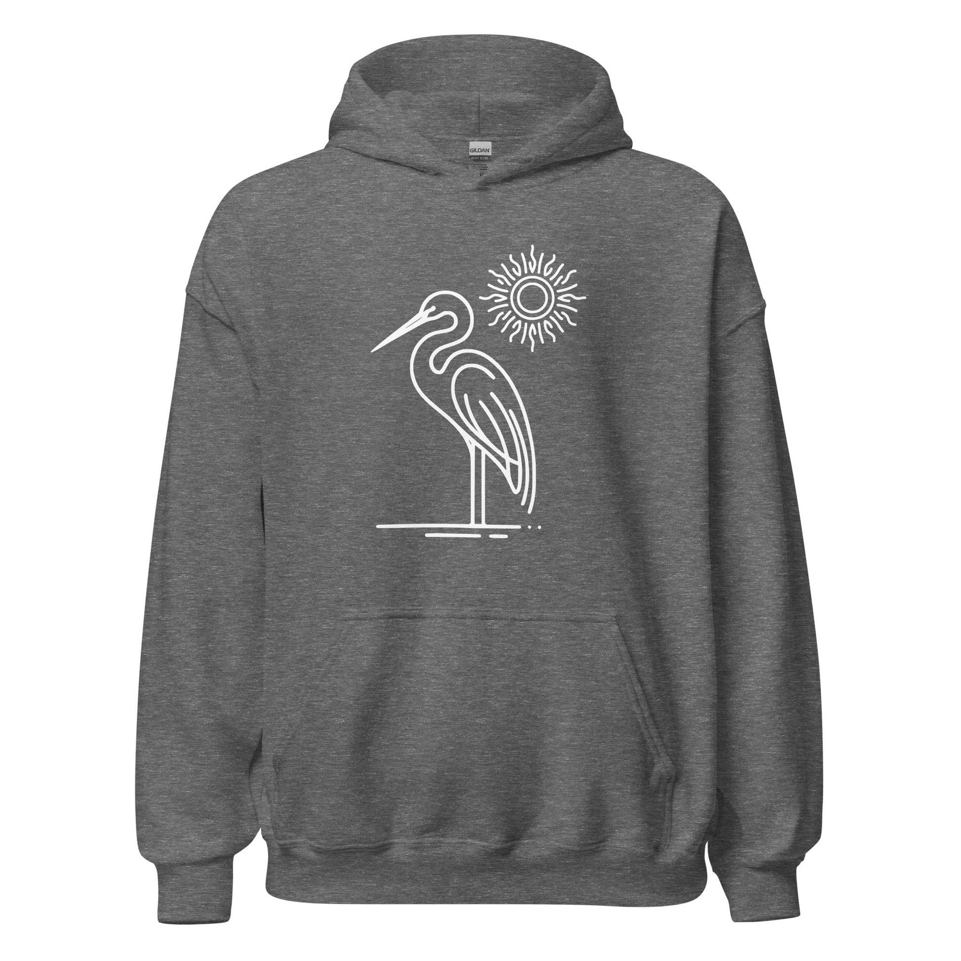 Great Blue Heron Men's (Unisex) Hoodie - Hoodies - Discovery Co.