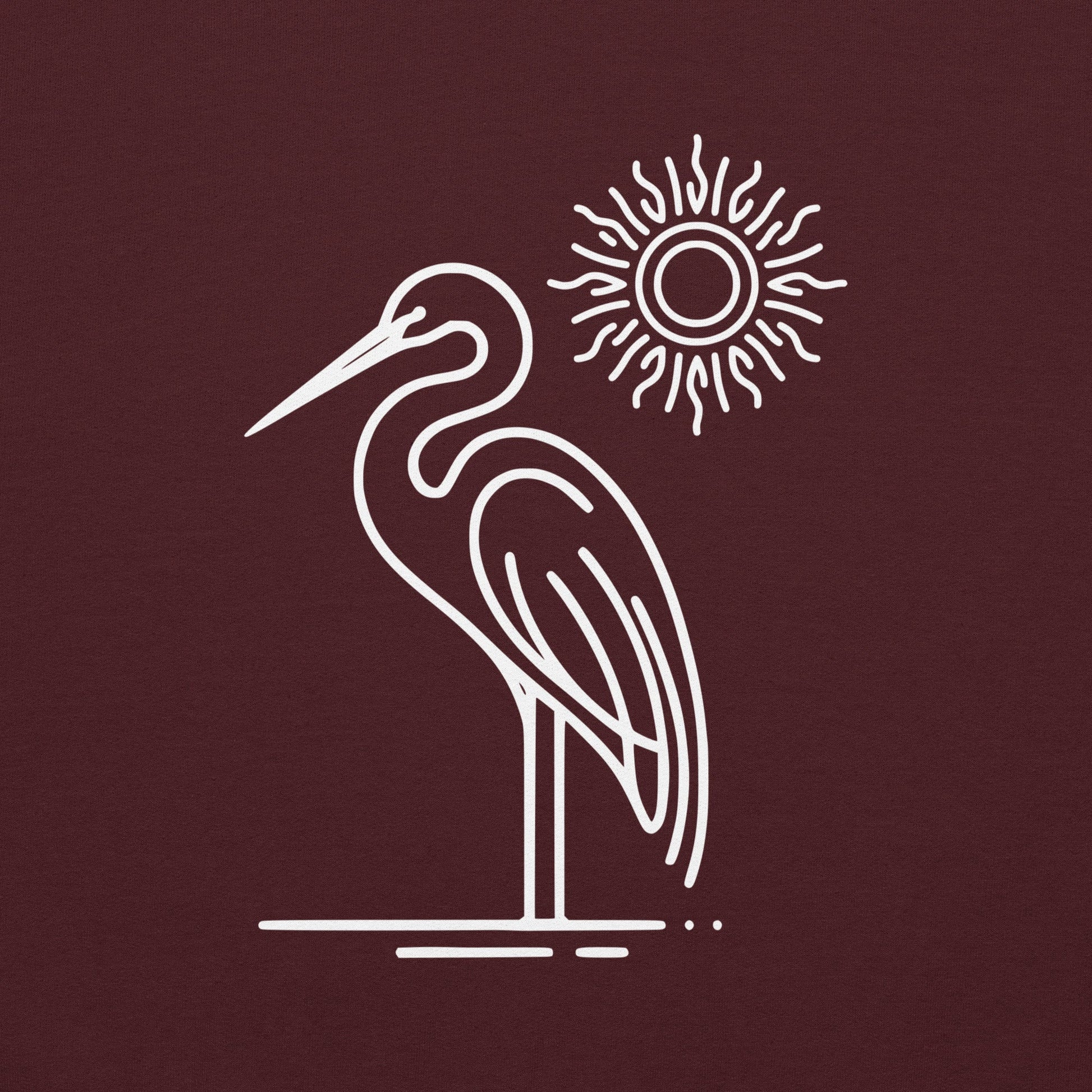 Great Blue Heron Men's (Unisex) Hoodie - Hoodies - Discovery Co.