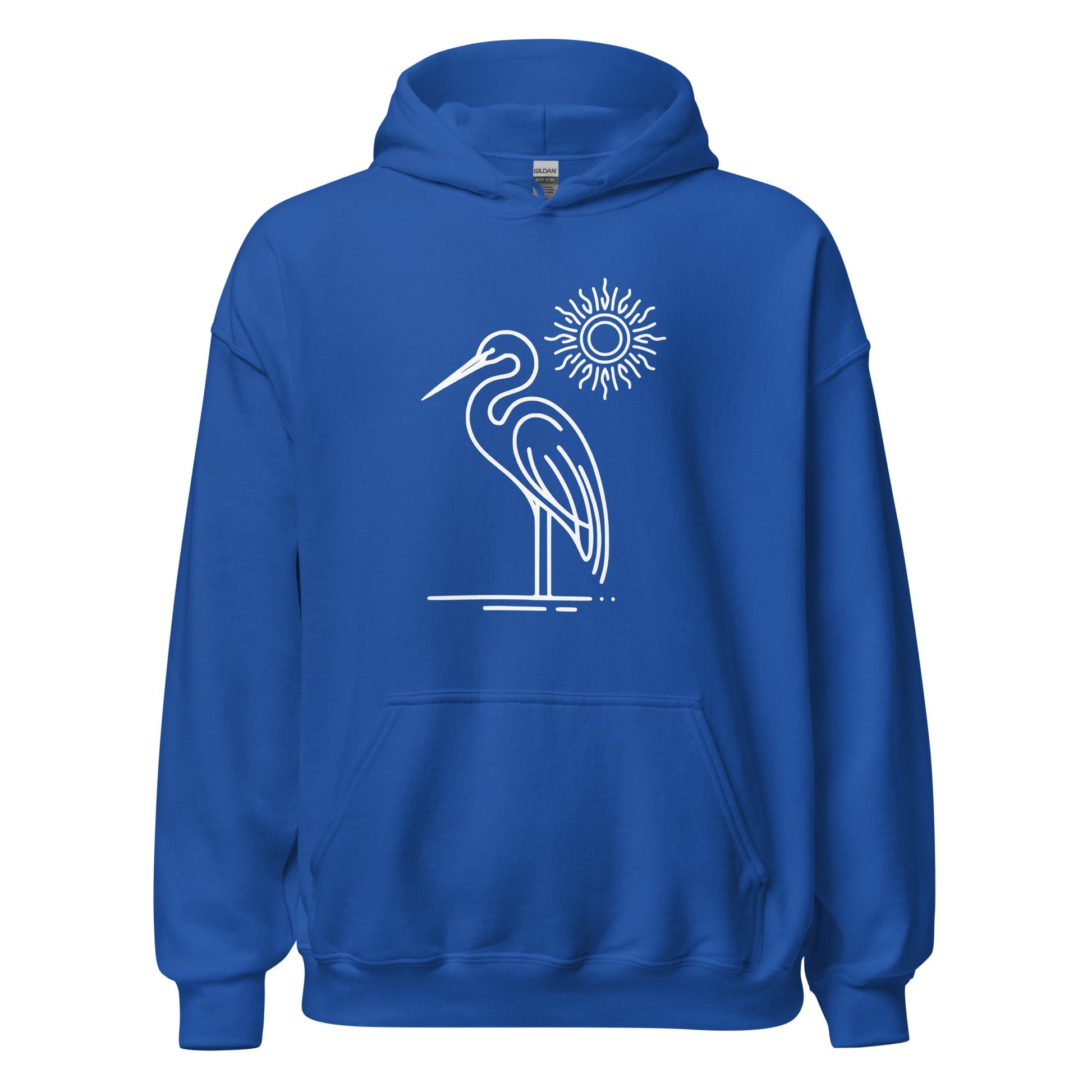 Great Blue Heron Men's (Unisex) Hoodie - Hoodies - Discovery Co.
