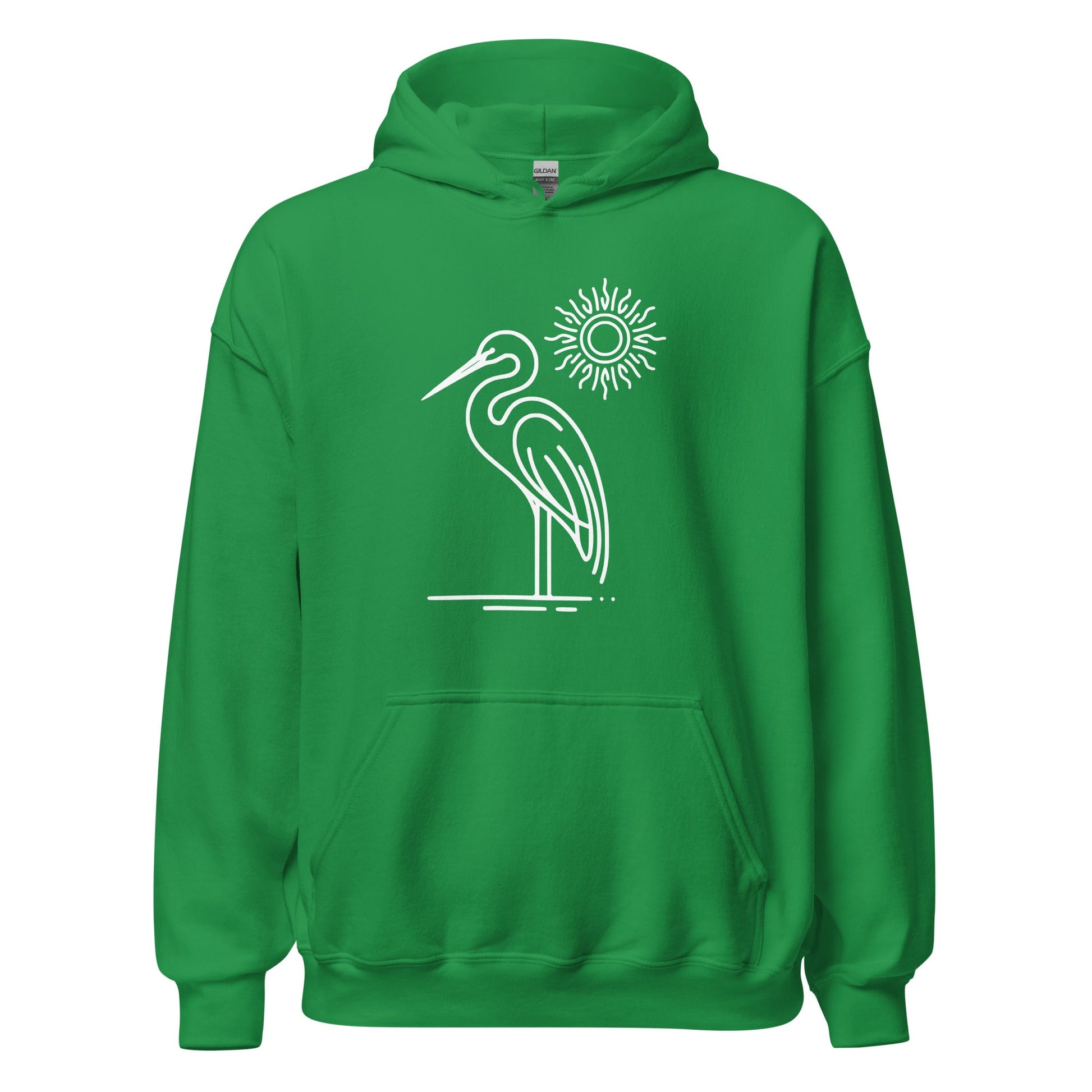 Great Blue Heron Men's (Unisex) Hoodie - Hoodies - Discovery Co.
