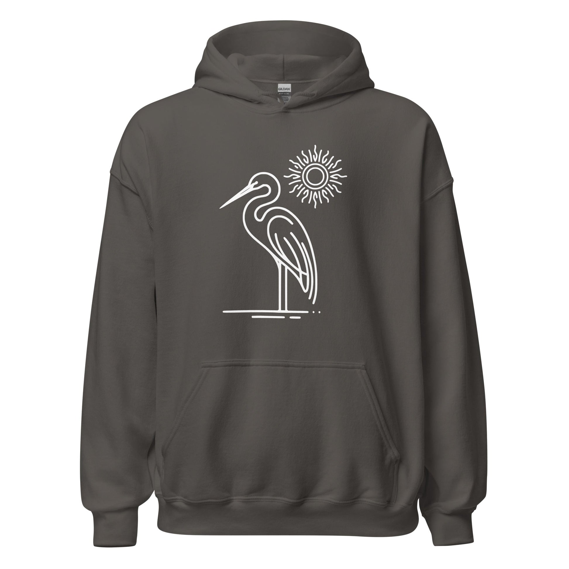 Great Blue Heron Men's (Unisex) Hoodie - Hoodies - Discovery Co.