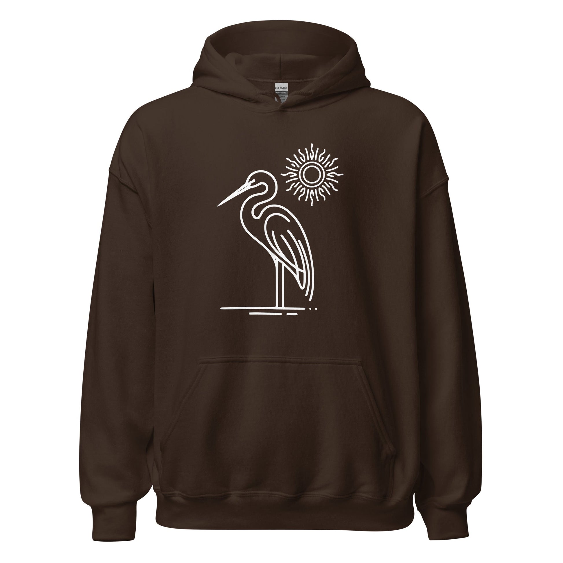 Great Blue Heron Men's (Unisex) Hoodie - Hoodies - Discovery Co.