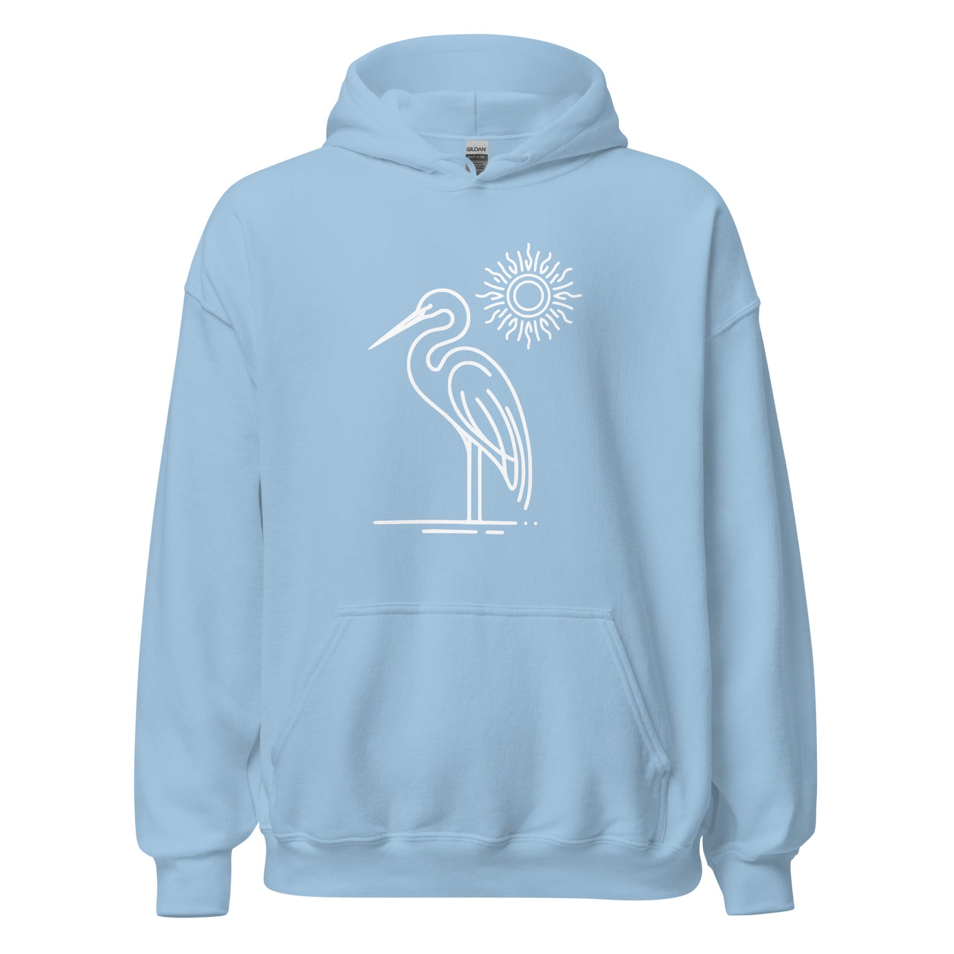 Great Blue Heron Men's (Unisex) Hoodie - Hoodies - Discovery Co.