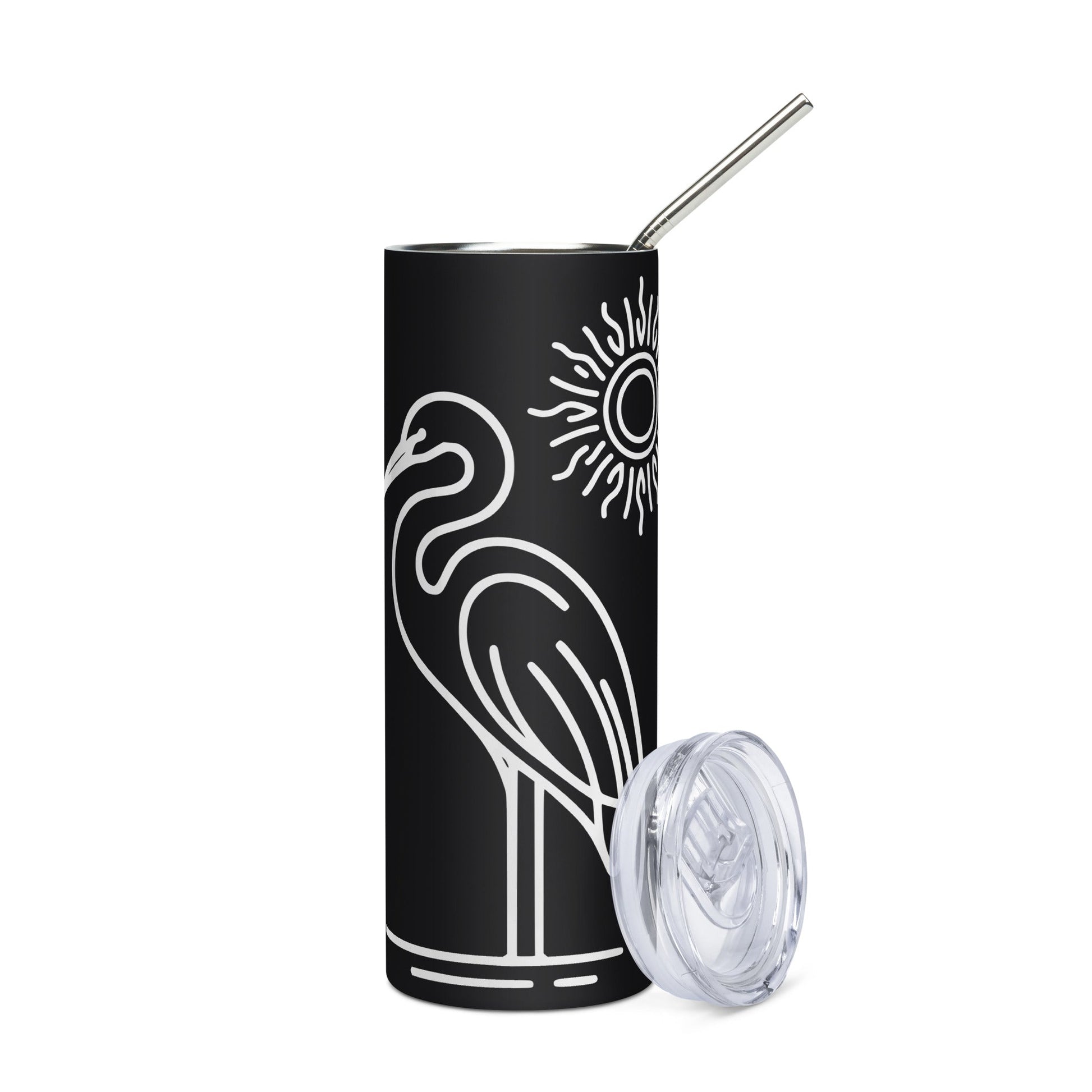 Great Blue Heron Stainless Steel Tumbler - Steel Tumbler - Discovery Co.