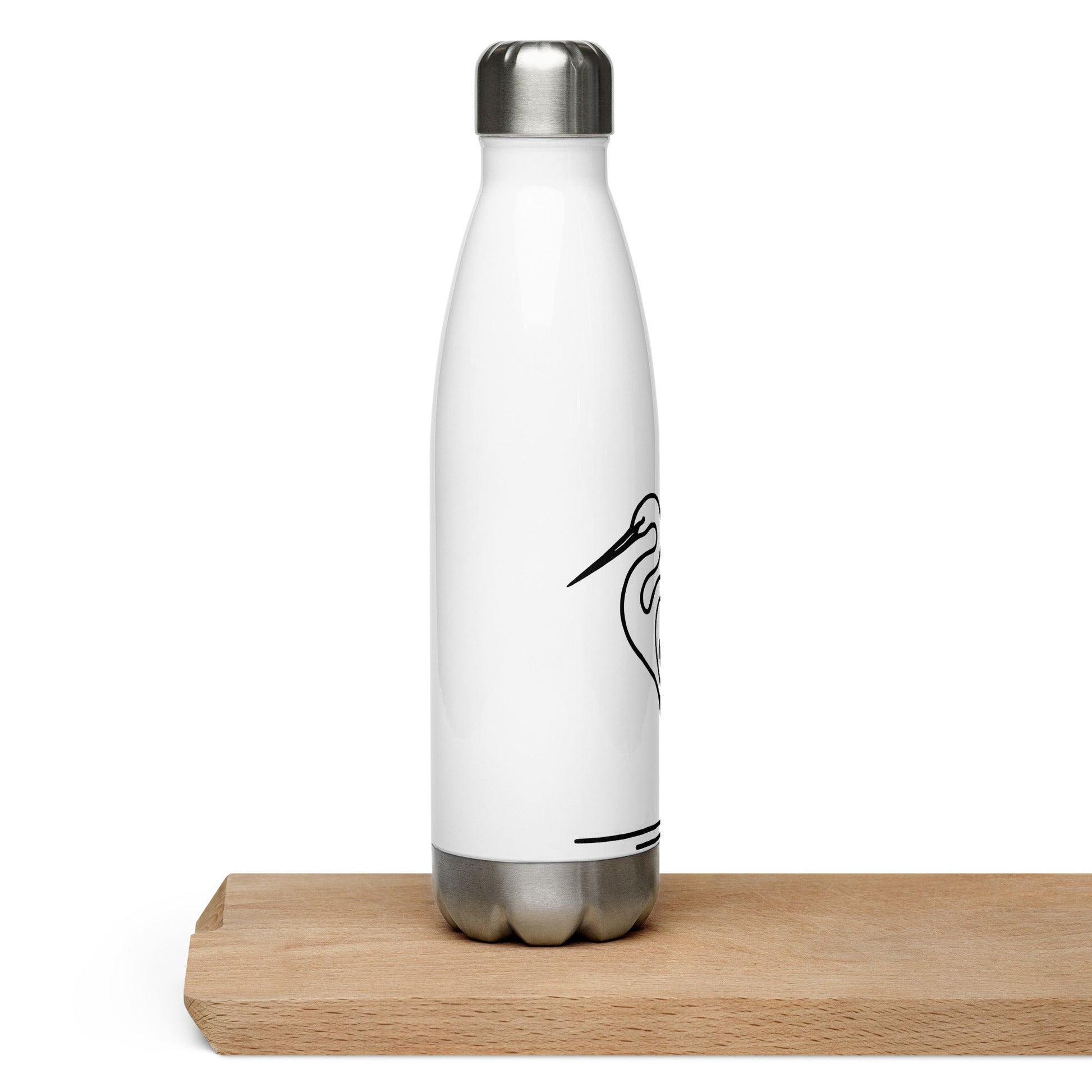 Great Blue Heron Stainless Steel Water Bottle - Stainless Steel Water Bottle - Discovery Co.