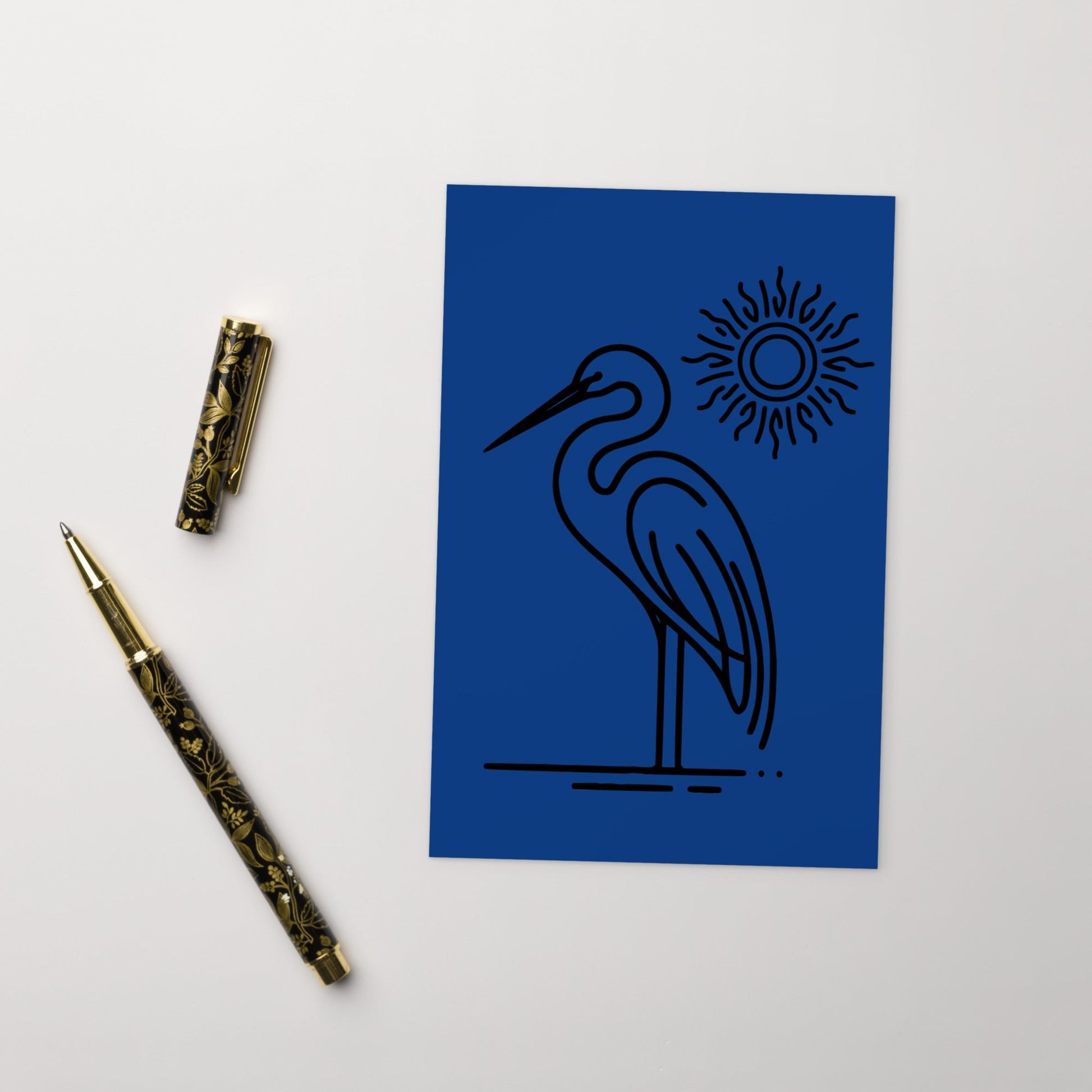 Great Blue Heron Standard Postcard - Post Cards - Discovery Co.
