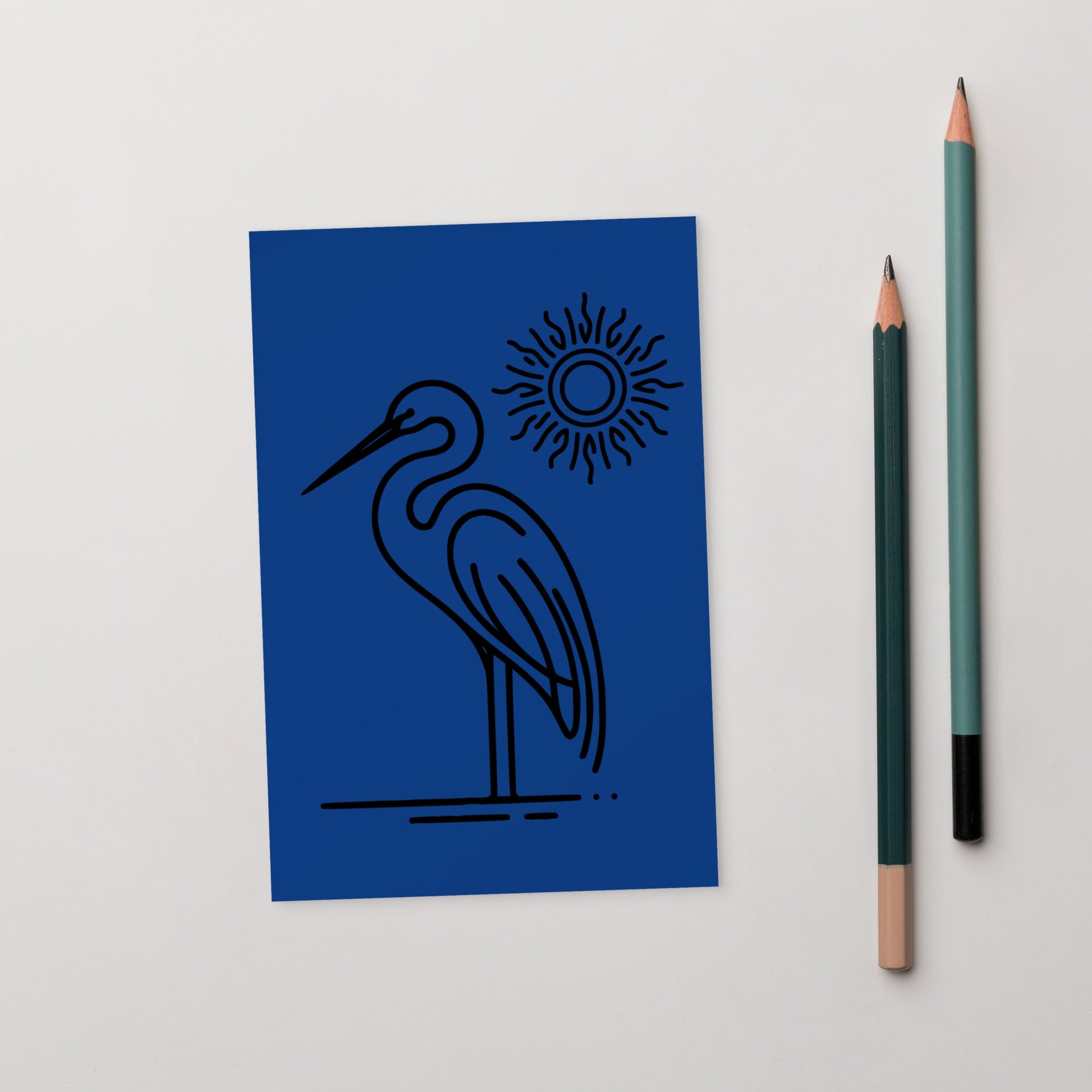 Great Blue Heron Standard Postcard - Post Cards - Discovery Co.