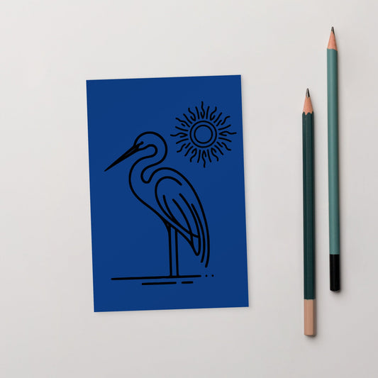 Great Blue Heron Standard Postcard - Post Cards - Discovery Co.