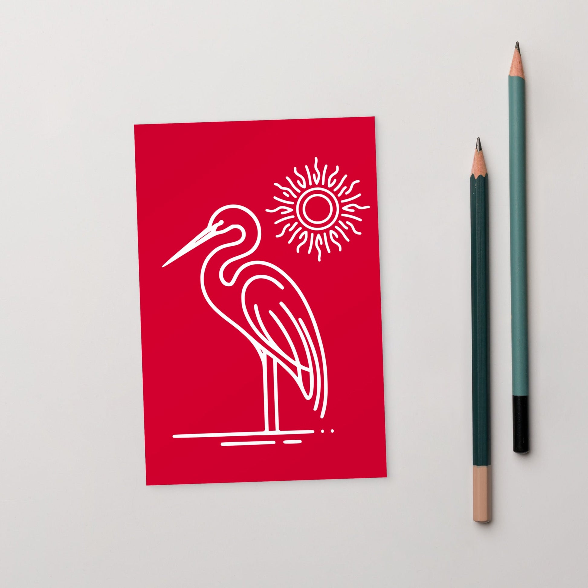 Great Blue Heron Standard Postcard - Post Cards - Discovery Co.