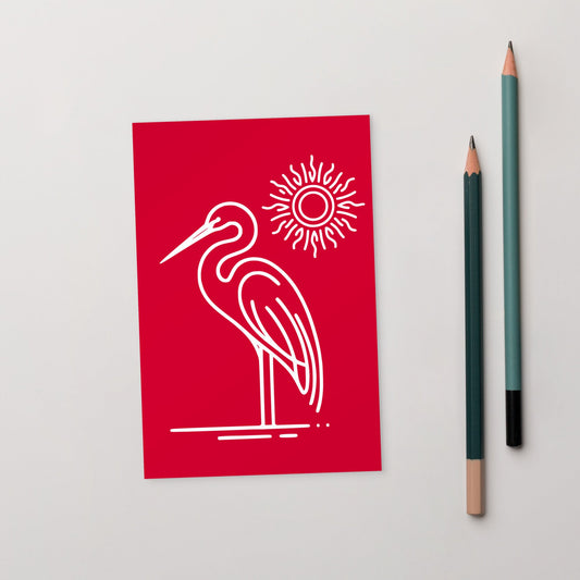 Great Blue Heron Standard Postcard - Post Cards - Discovery Co.