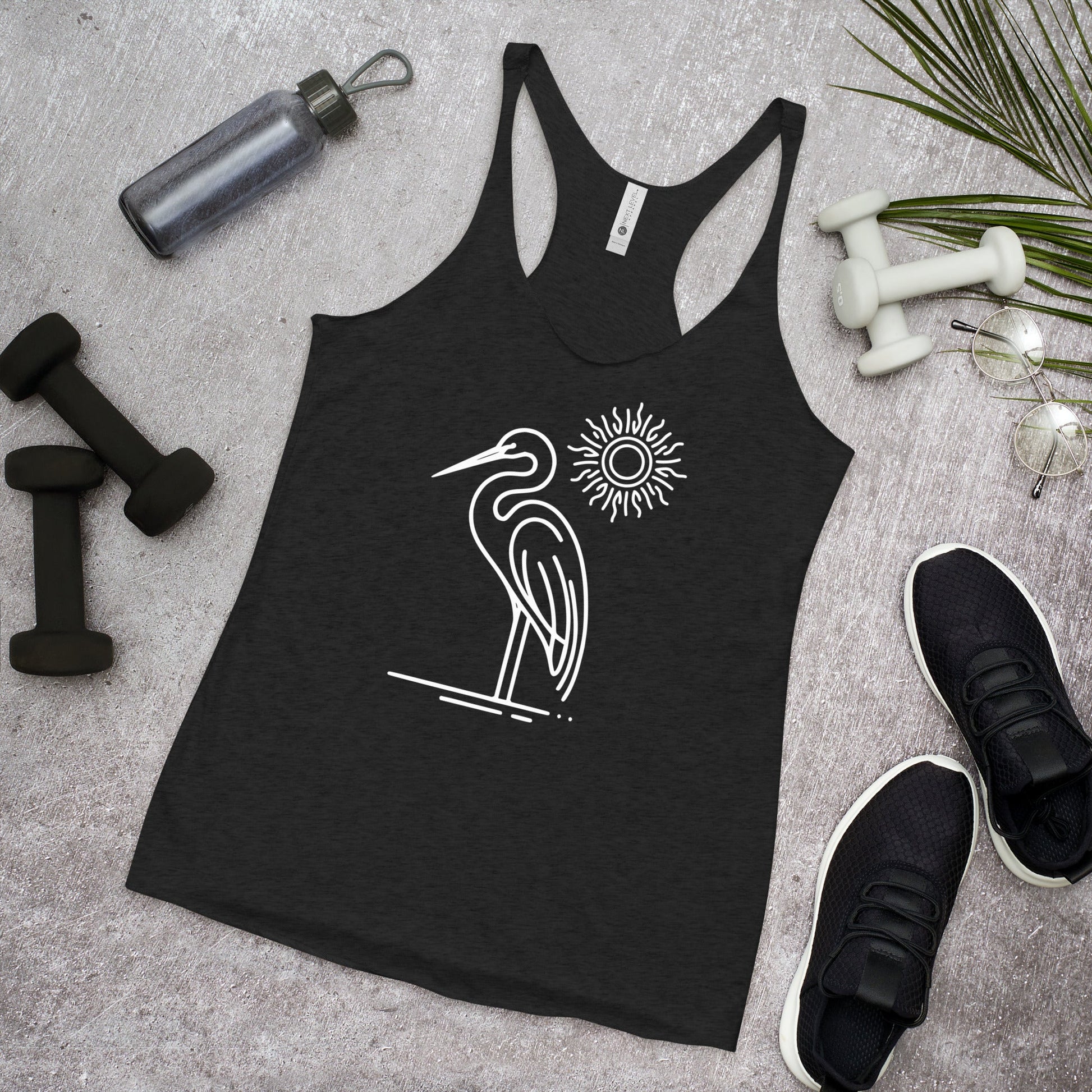 Great Blue Heron Women's Racerback Tank - Women's Shirts - Discovery Co.