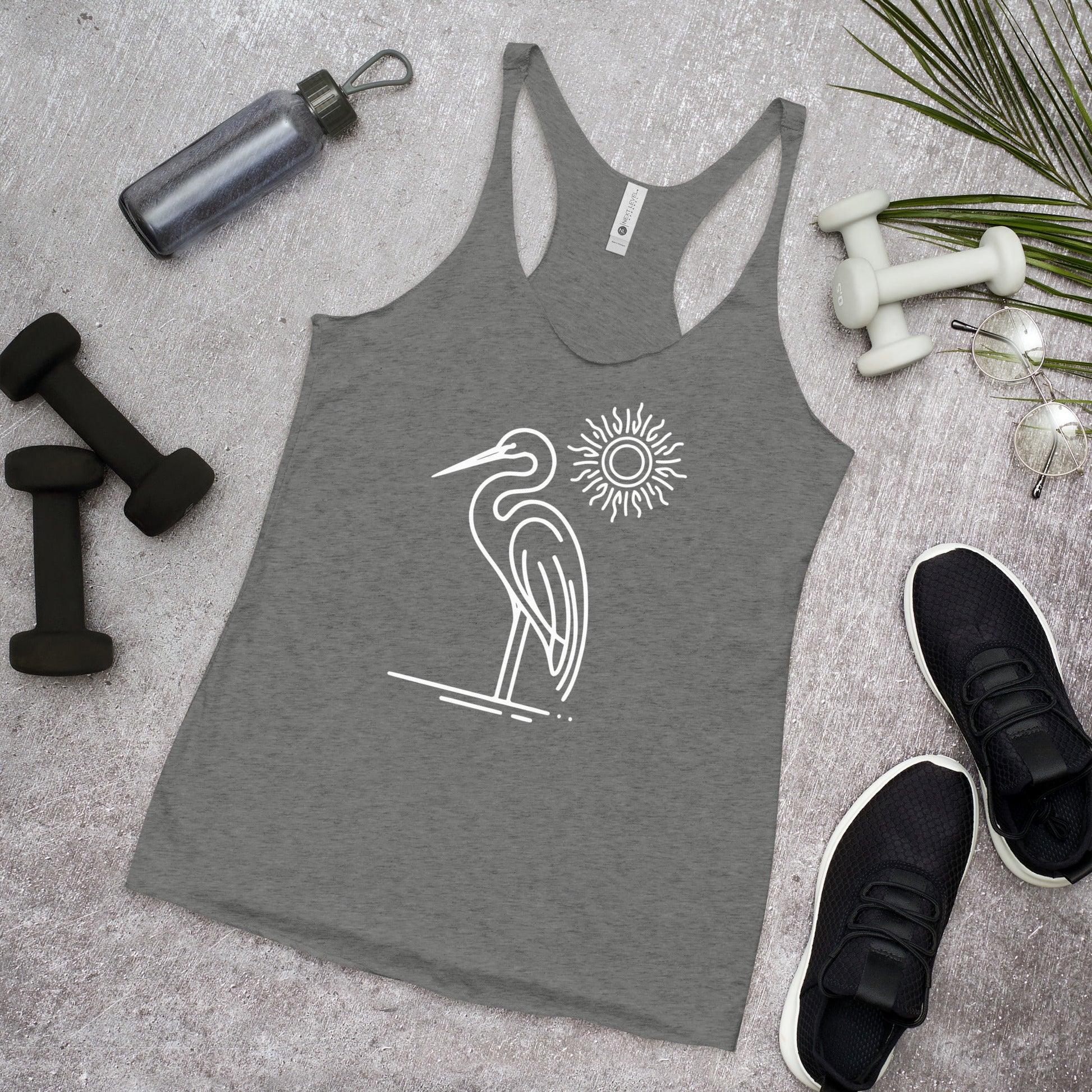 Great Blue Heron Women's Racerback Tank - Women's Shirts - Discovery Co.