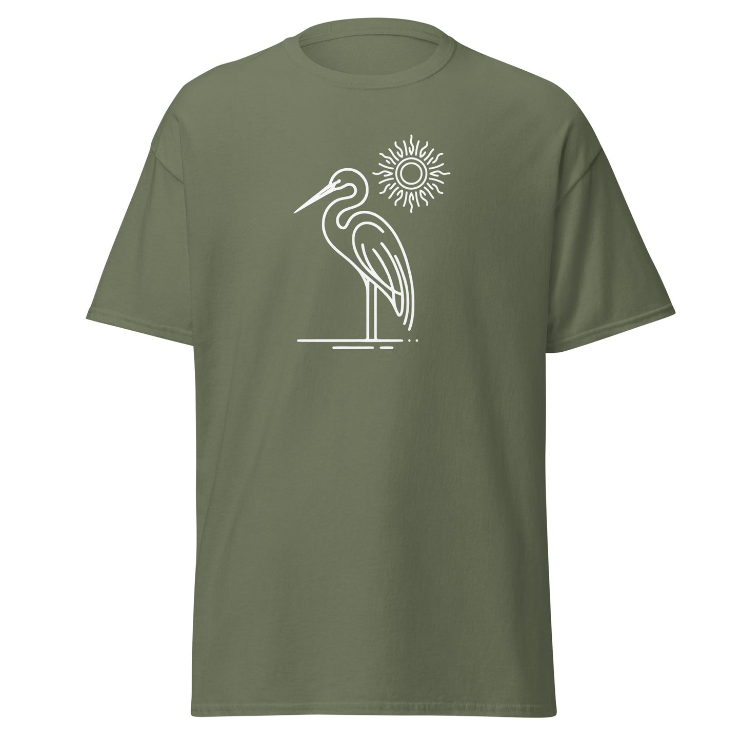 Great Blue Heron Women's (Unisex) Classic Tee - Women's Shirts - Discovery Co.