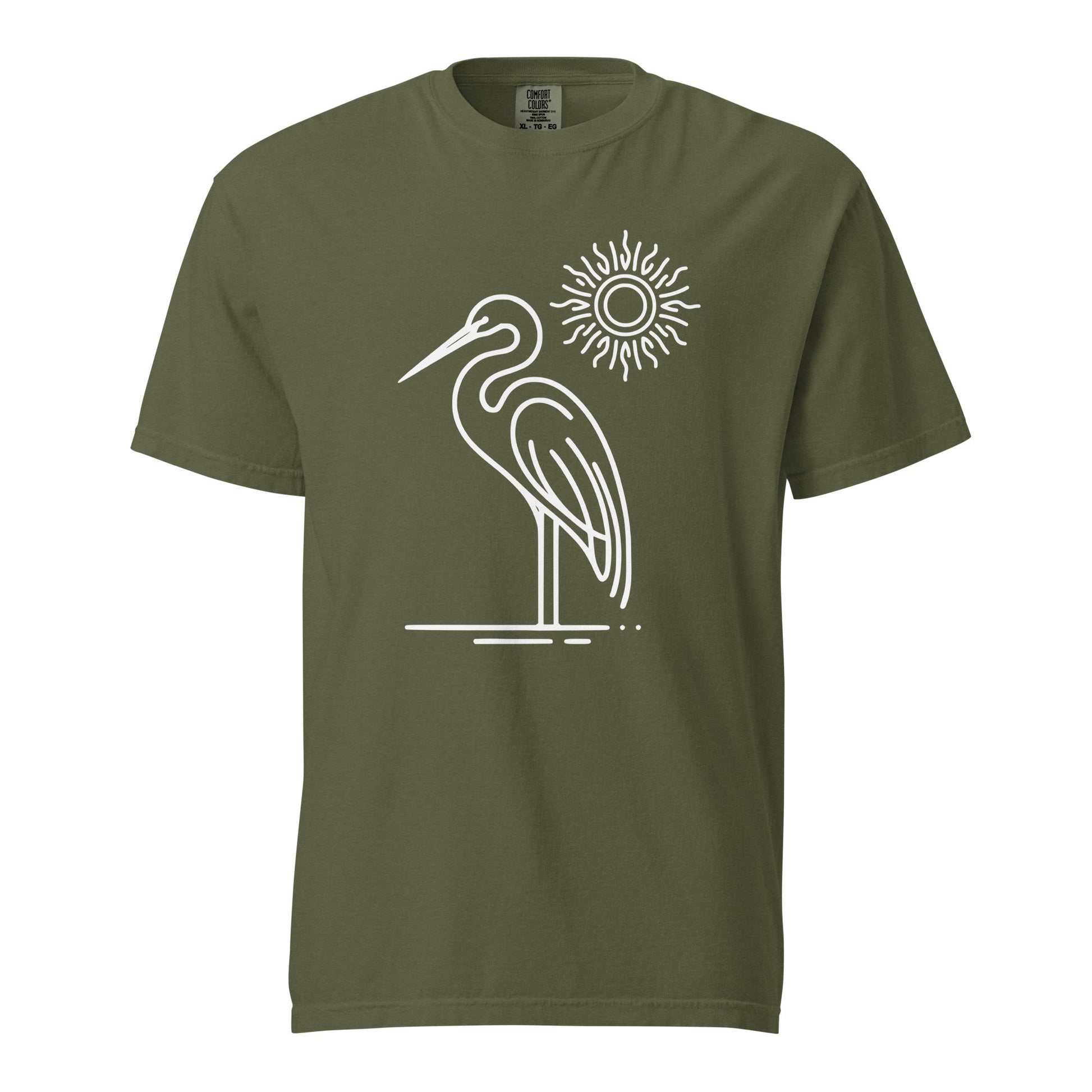 Great Blue Heron Women's (Unisex) Premium Tee - Women's Shirts - Discovery Co.