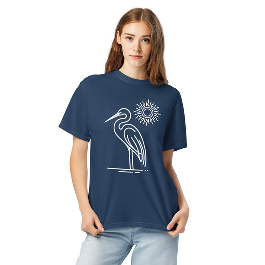 Great Blue Heron Women's (Unisex) Premium Tee - Women's Shirts - Discovery Co.