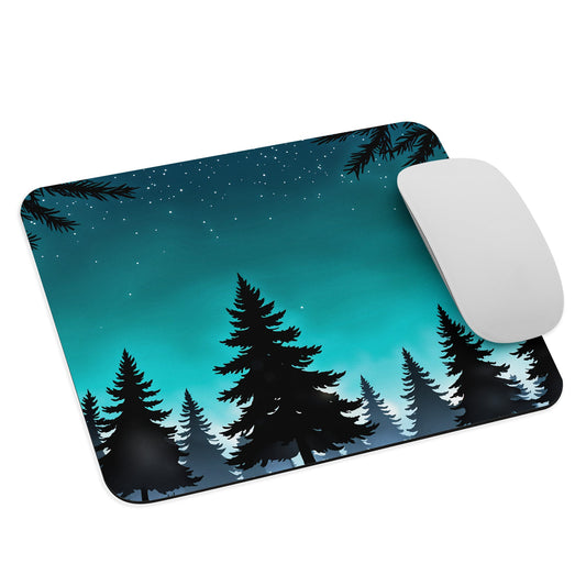 Green Night Sky Mouse Pad - Mouse Pads - Discovery Co.