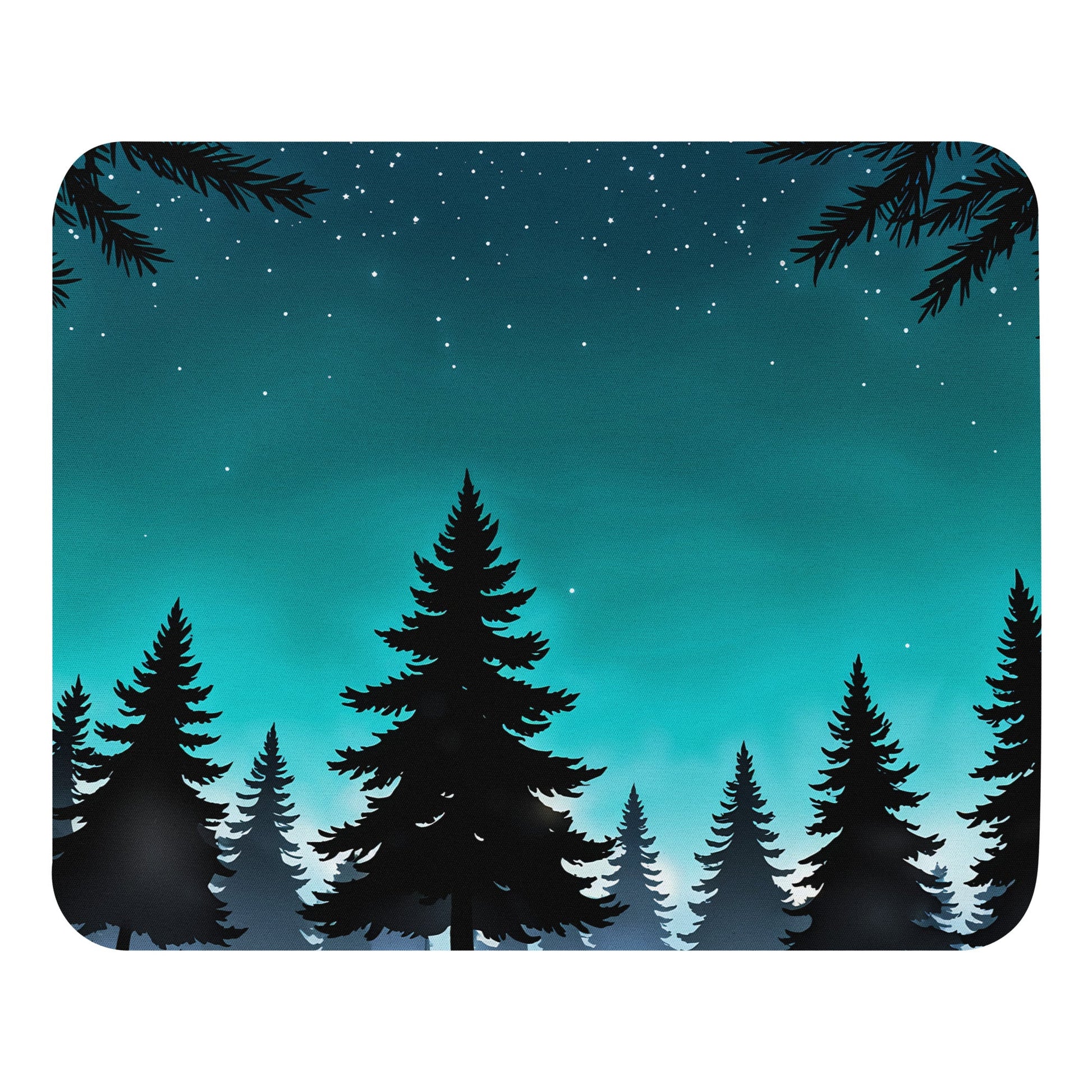 Green Night Sky Mouse Pad - Mouse Pads - Discovery Co.