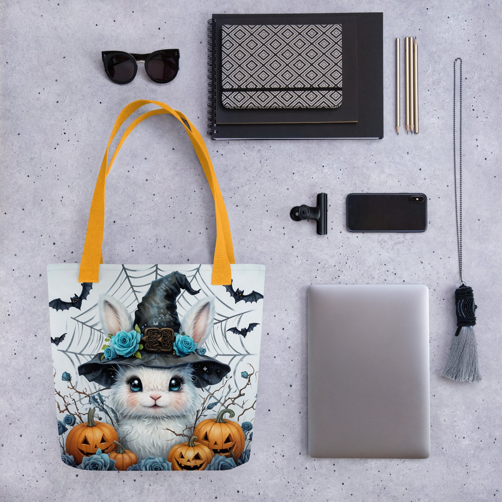 Halloween Bunny Tote Bag - Tote Bags - Discovery Co.