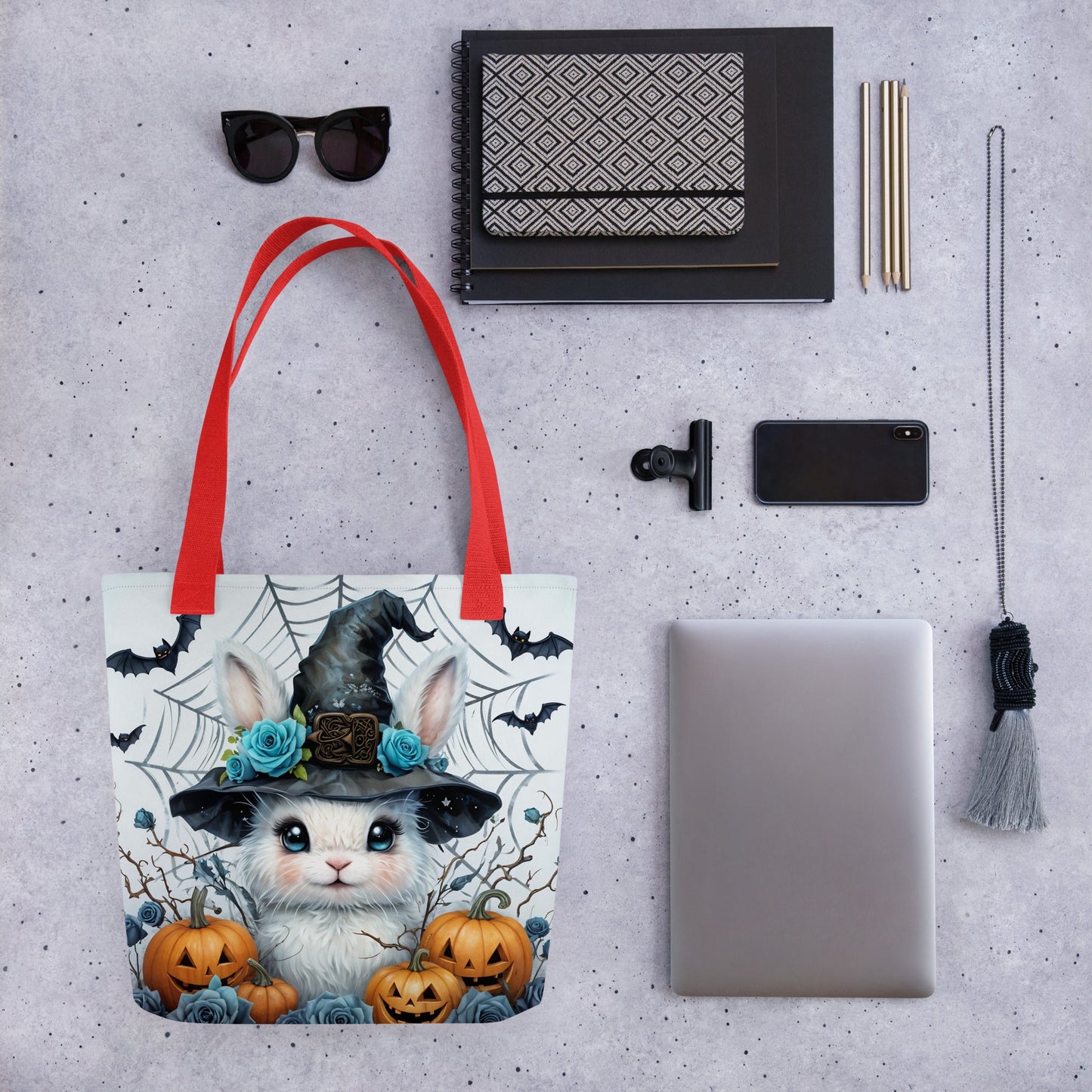 Halloween Bunny Tote Bag - Tote Bags - Discovery Co.