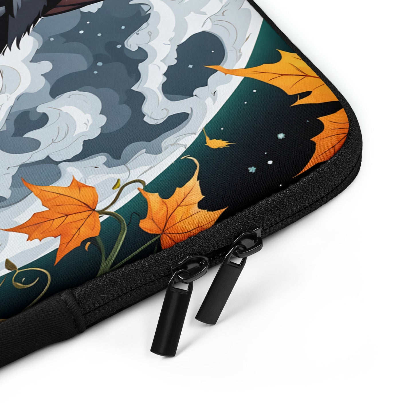 Halloween Cat And Moon Laptop Sleeve - Laptop Cases - Discovery Co.