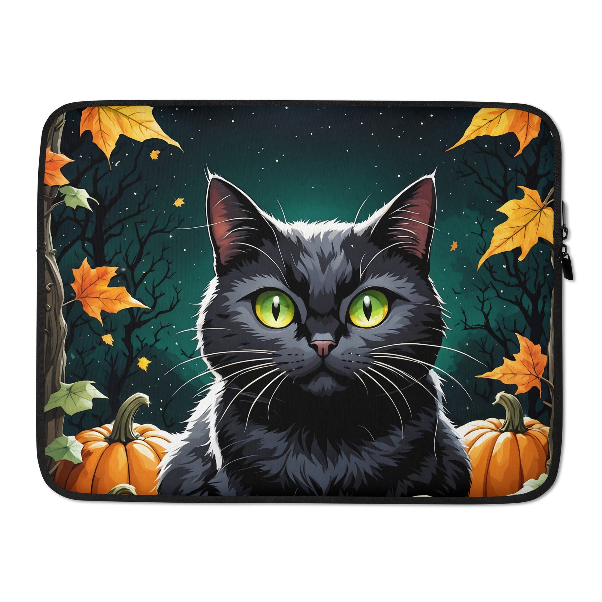 Halloween Cat Laptop Sleeve - Laptop Cases - Discovery Co.
