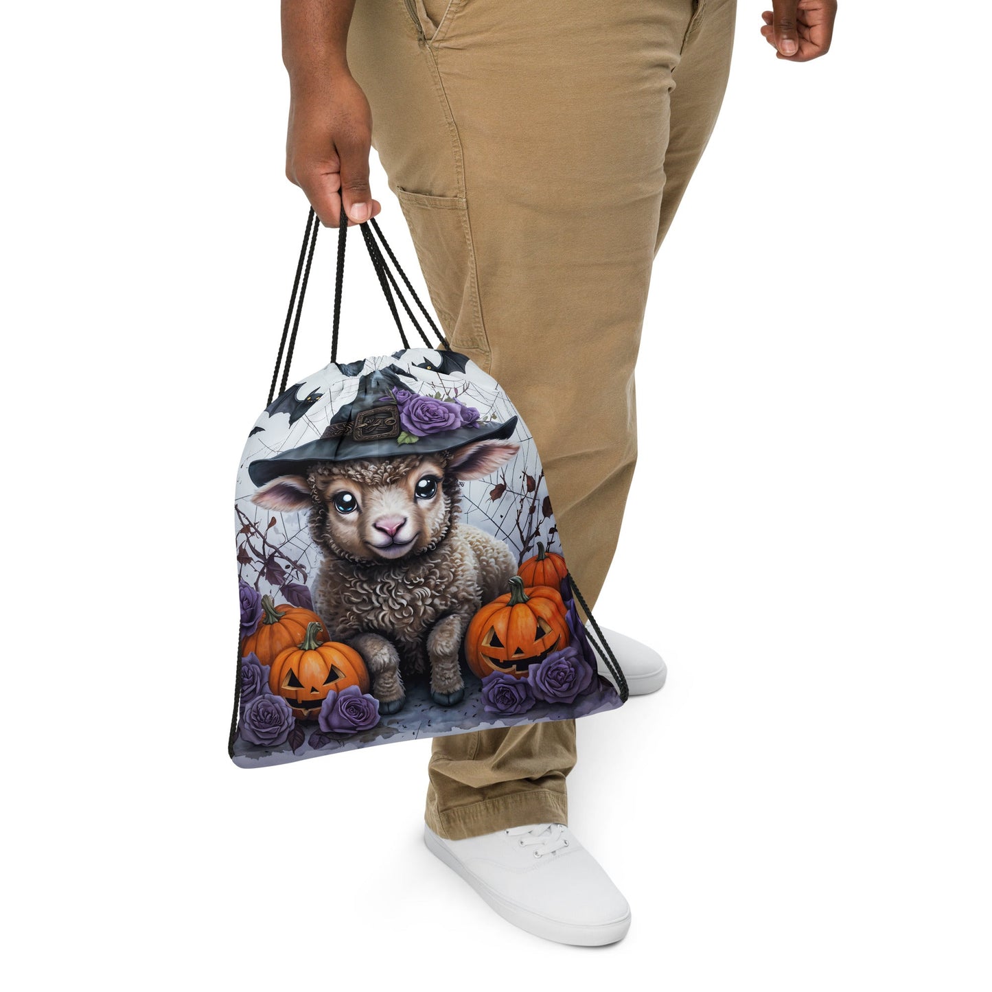Halloween Lamb Drawstring Bag - Drawstring Bag - Discovery Co.