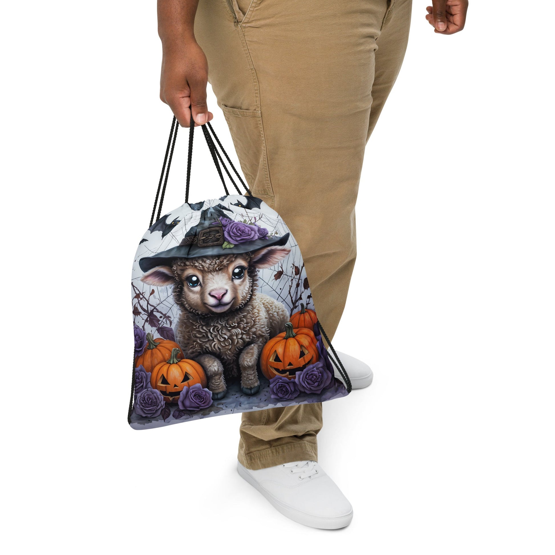 Halloween Lamb Drawstring Bag - Drawstring Bag - Discovery Co.