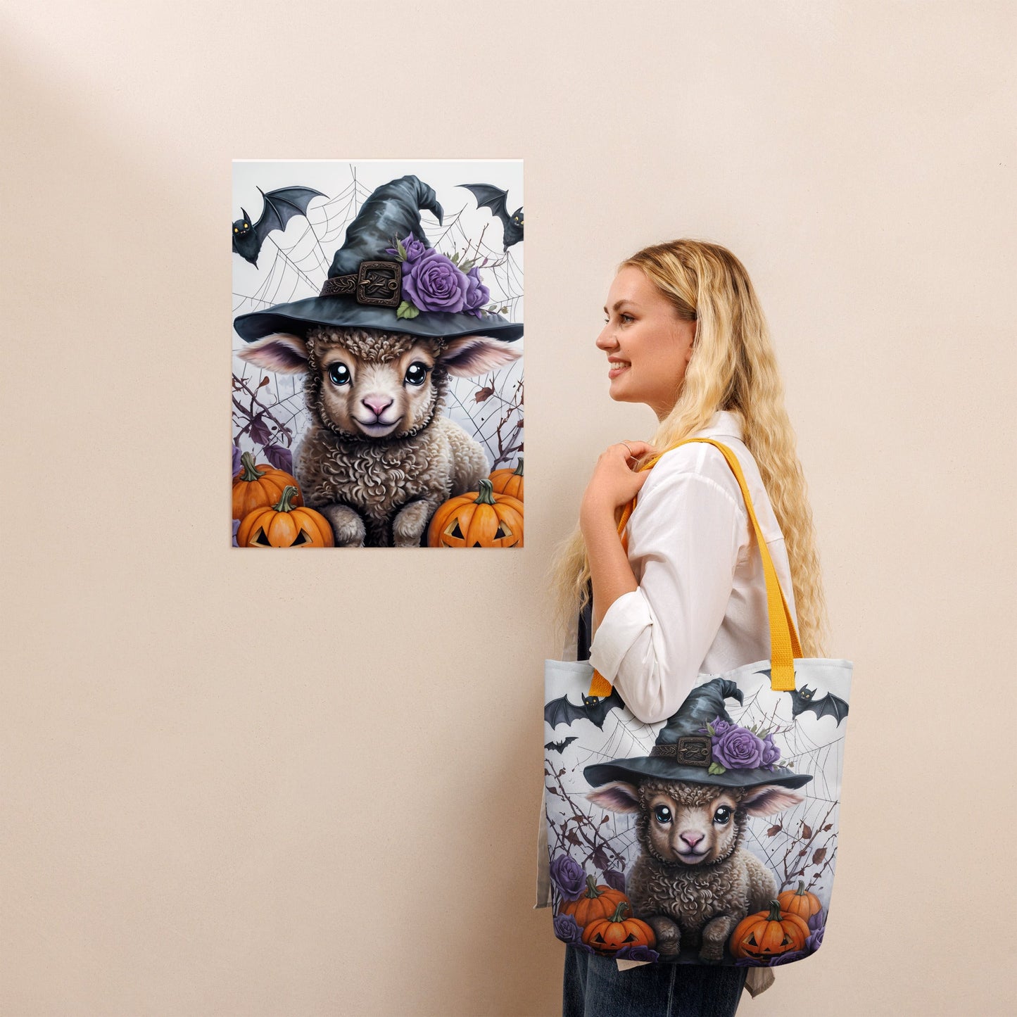 Halloween Lamb Tote Bag - Tote Bags - Discovery Co.